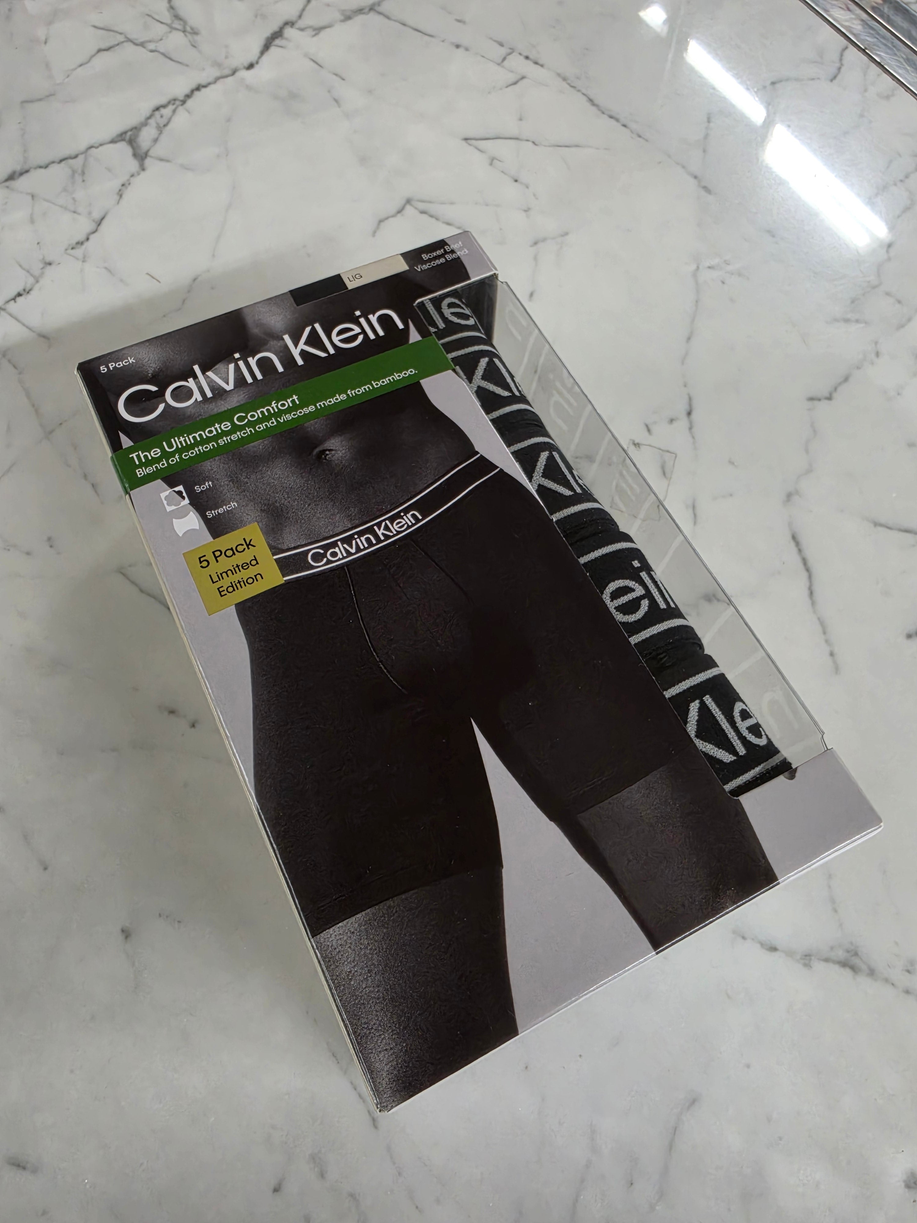 Calvin Klein Men's Boxer Brief 5PK Black NP2843O 001
