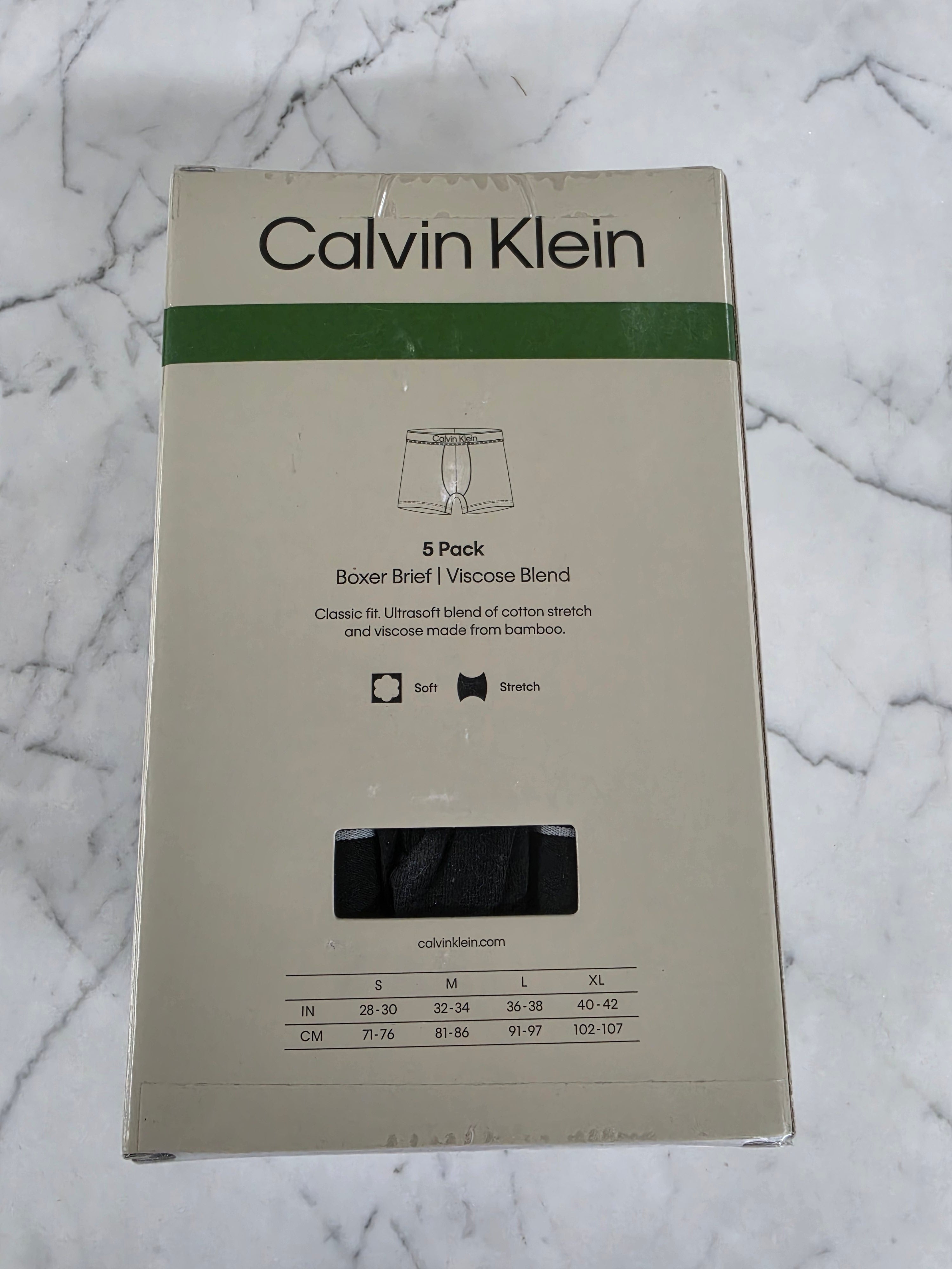 Calvin Klein Men's Boxer Brief 5PK Black NP2843O 001