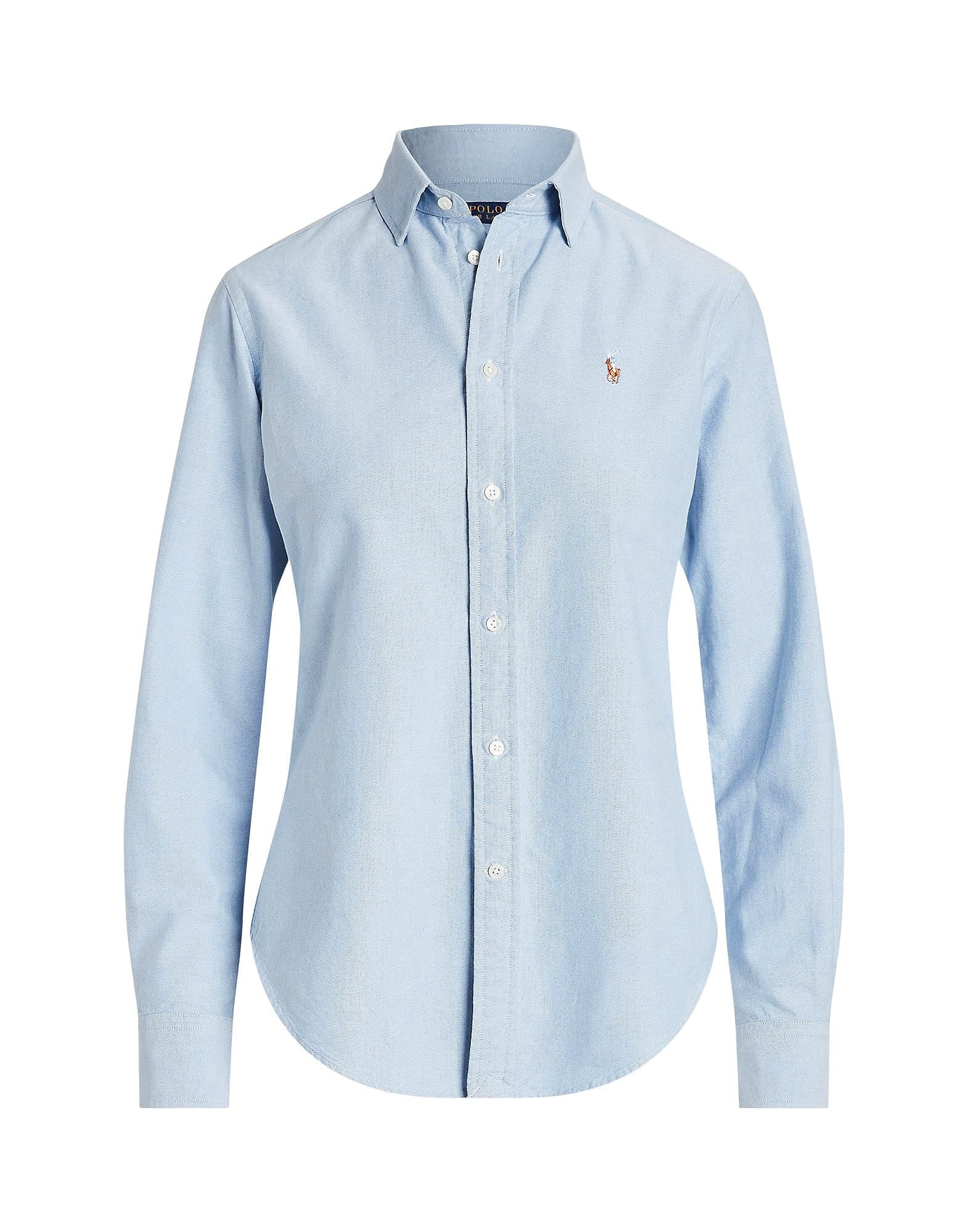 Polo Ralph Lauren Women's Classic Fit Oxford Shirt Blue 211747514019 B10