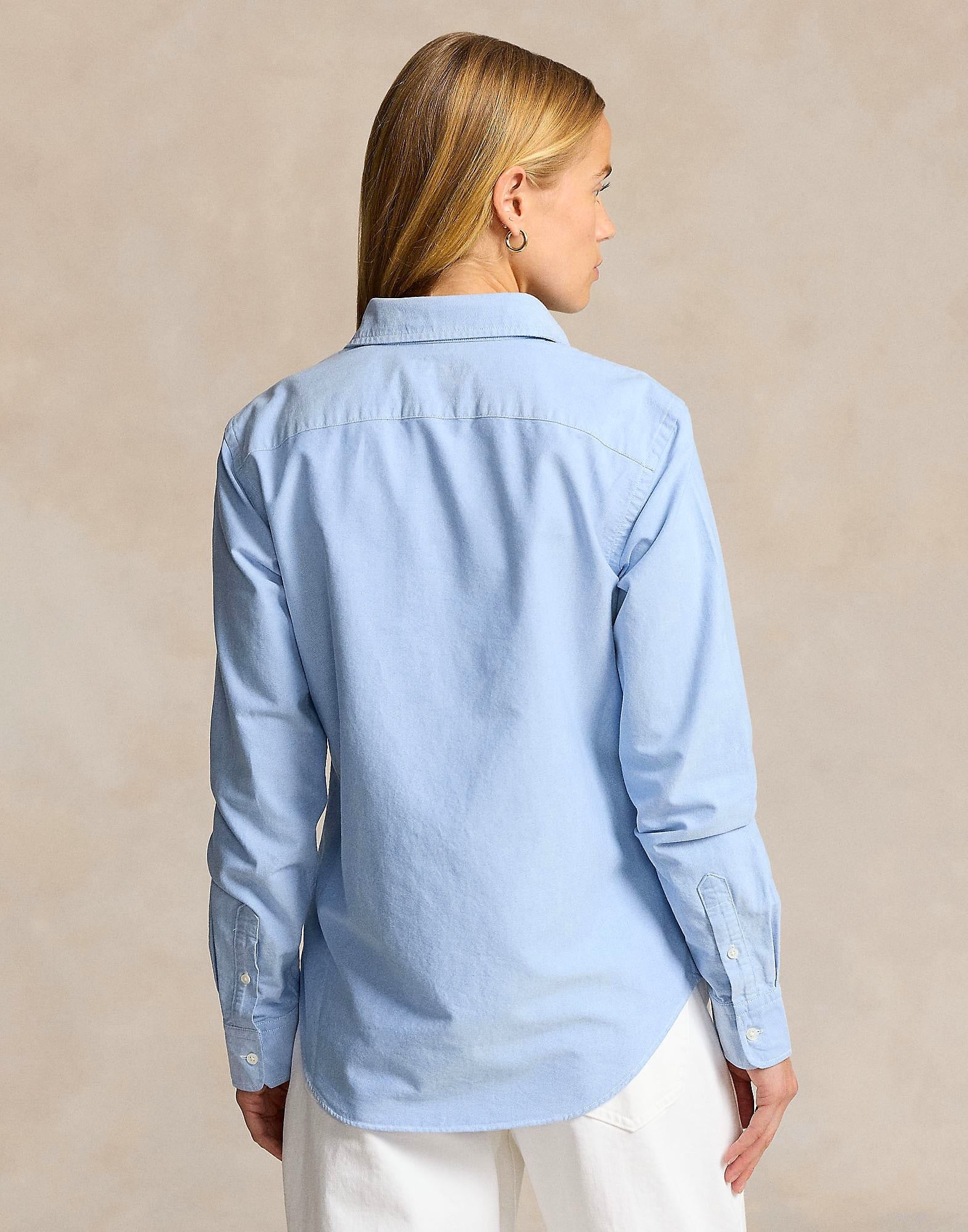 Polo Ralph Lauren Women's Classic Fit Oxford Shirt Blue 211747514019 B10