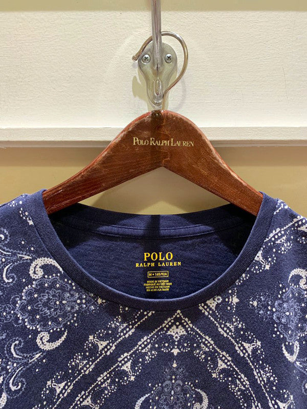 Polo Ralph Lauren Women's Bndna Round T-Shirt Navy Bndna 211754189001 B2