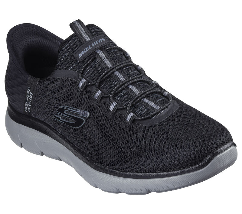 Skechers Men's Slip-ins: Summits - High Range Black/Charcoal 232457W BKCC - APLAZE