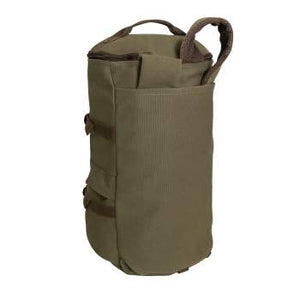 Rothco Convertible Canvas Duffle Backpack 19" Olive Drap/Brown 2515 - APLAZE