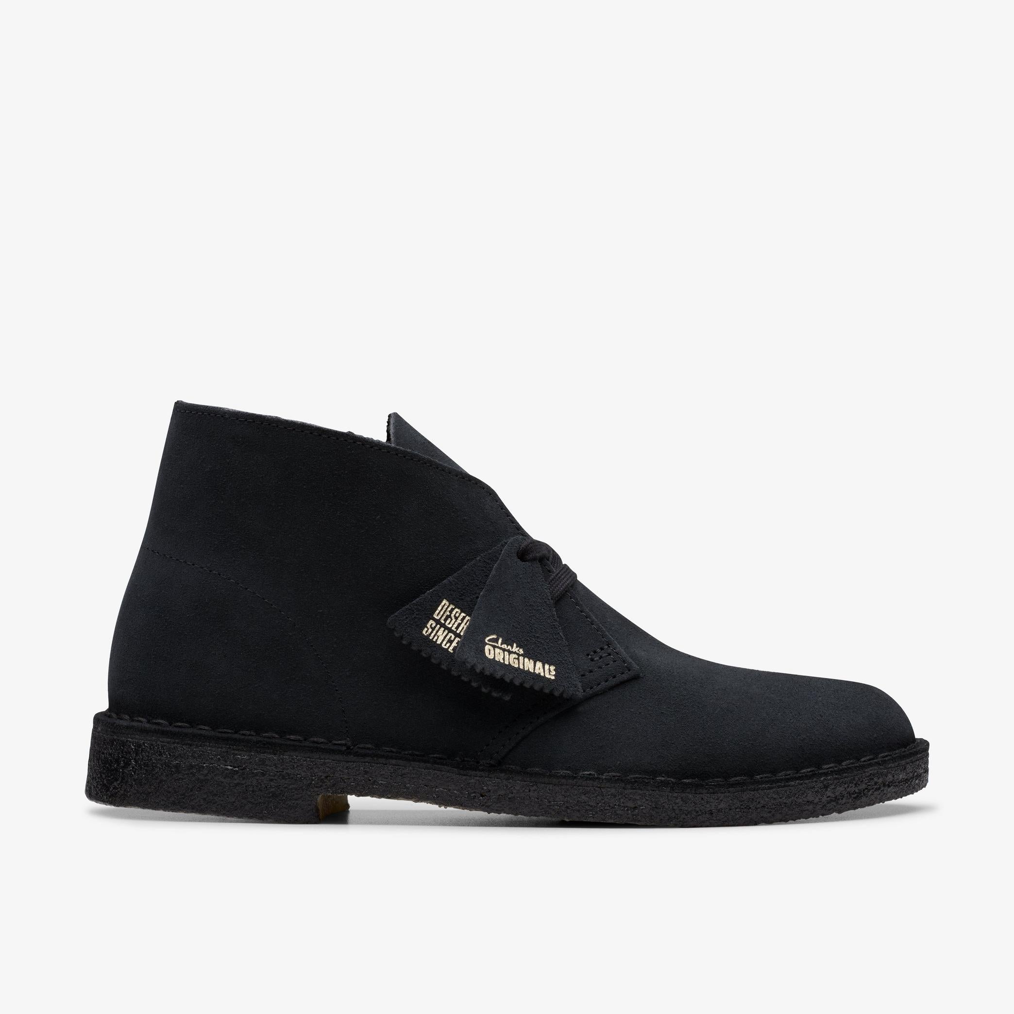 Clarks Mens Desert Boot Navy Suede 26155571