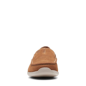 Clarks Men's Gorwin Step Tan Nubuck 26164688 - APLAZE