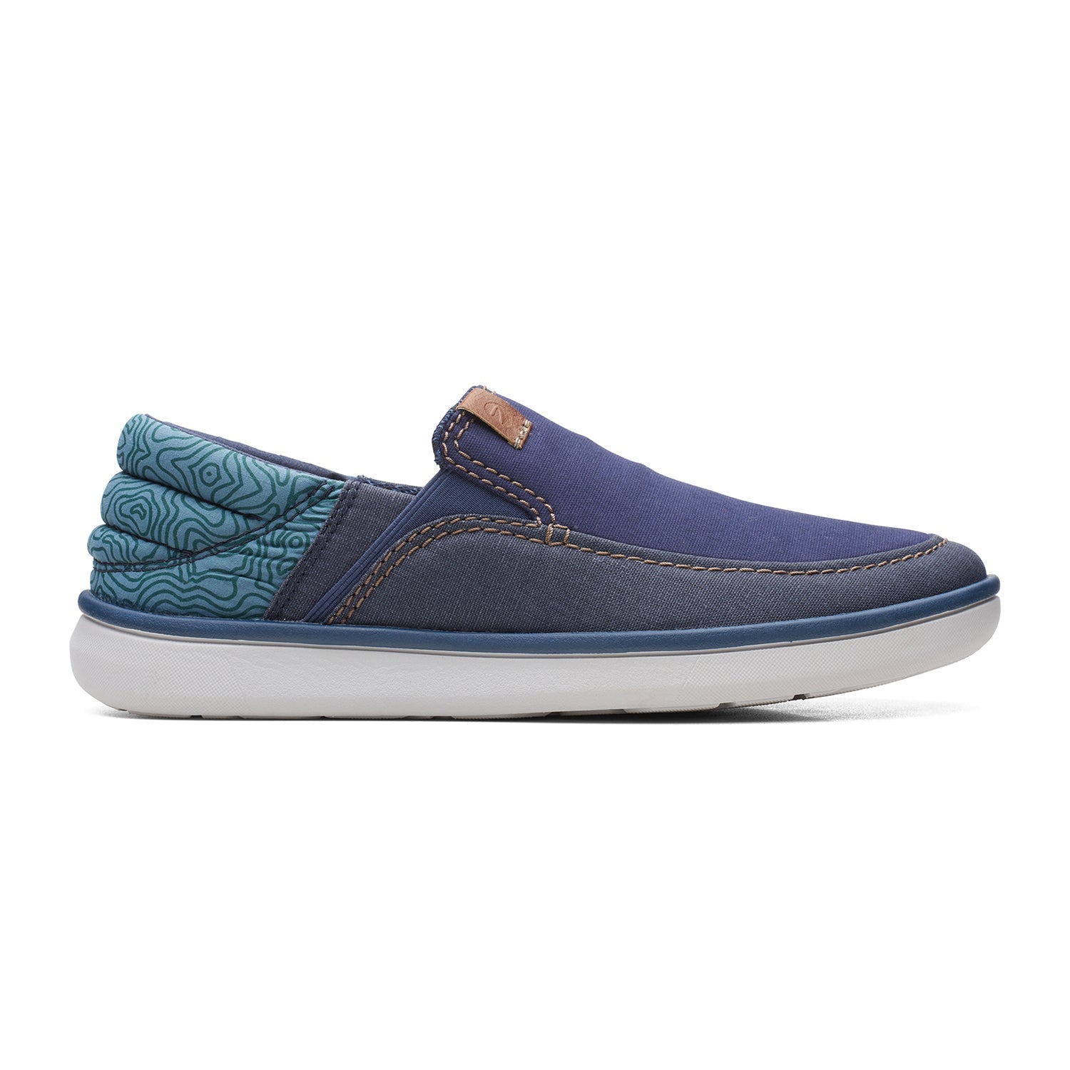 Clarks Men's Cantal Easy Navy Combi 26166493 - APLAZE