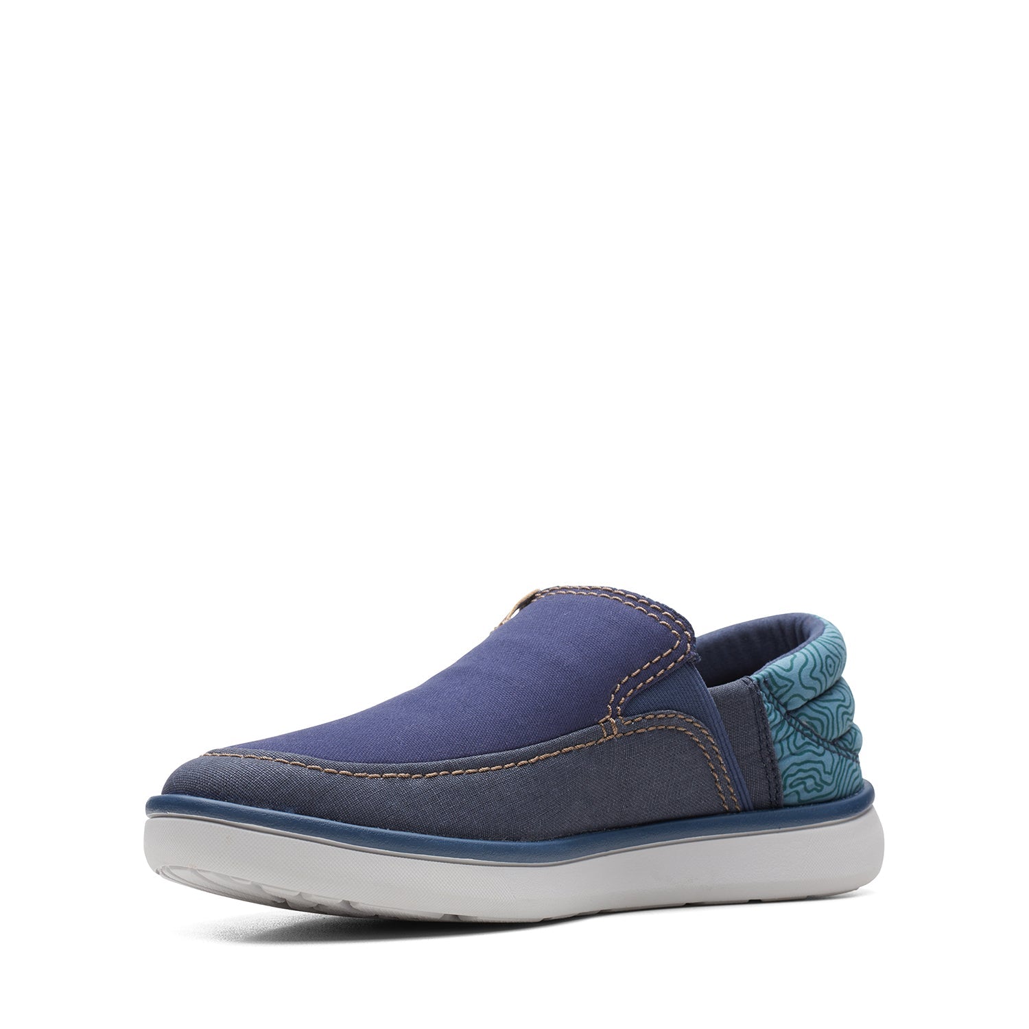 Clarks Men's Cantal Easy Navy Combi 26166493 - APLAZE