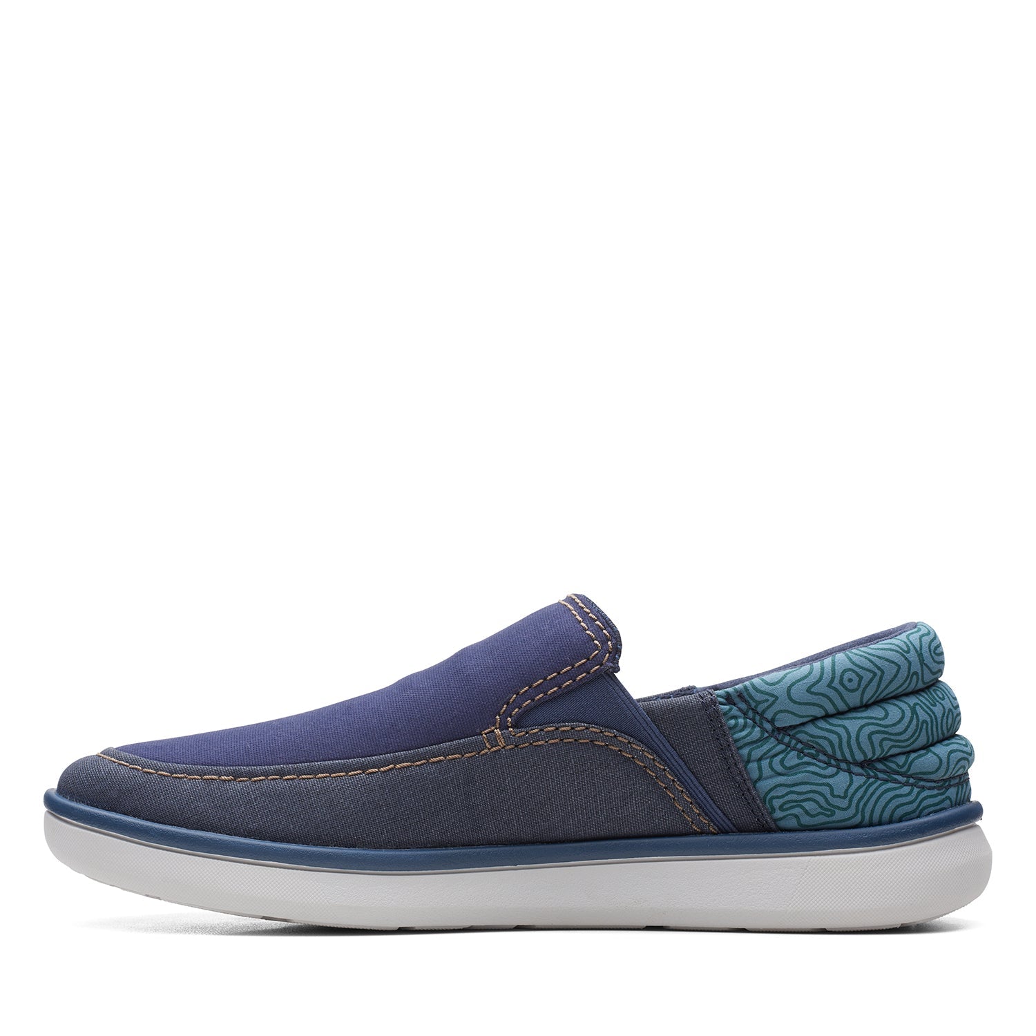 Clarks Men's Cantal Easy Navy Combi 26166493 - APLAZE