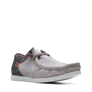 Clarks Men's ShacreLite Moc Grey Combi 26166918 - APLAZE