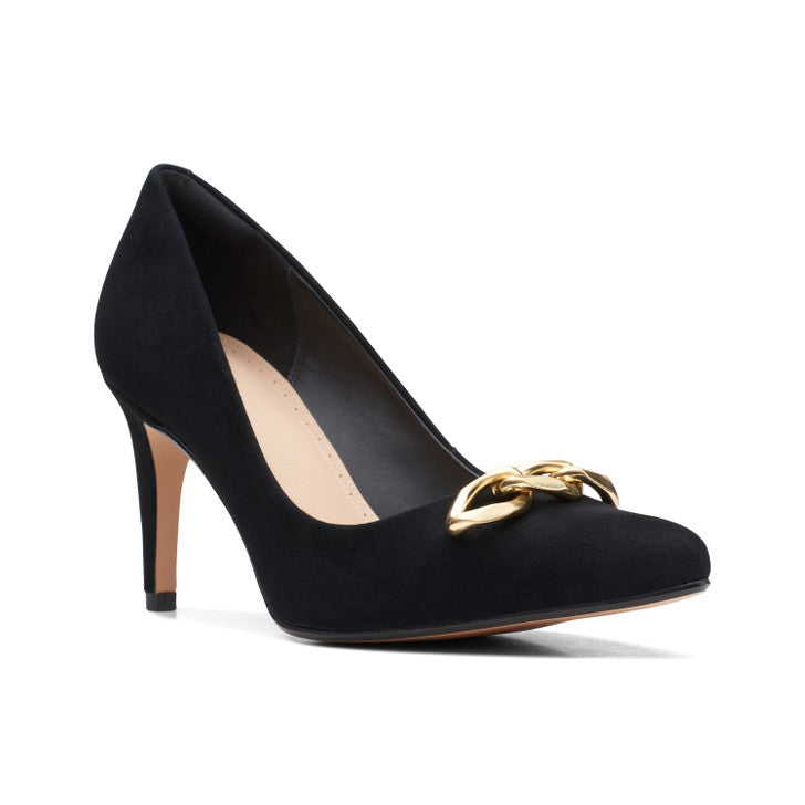 Clarks Women's Laina85 Trim Black Sde 26168632 - APLAZE