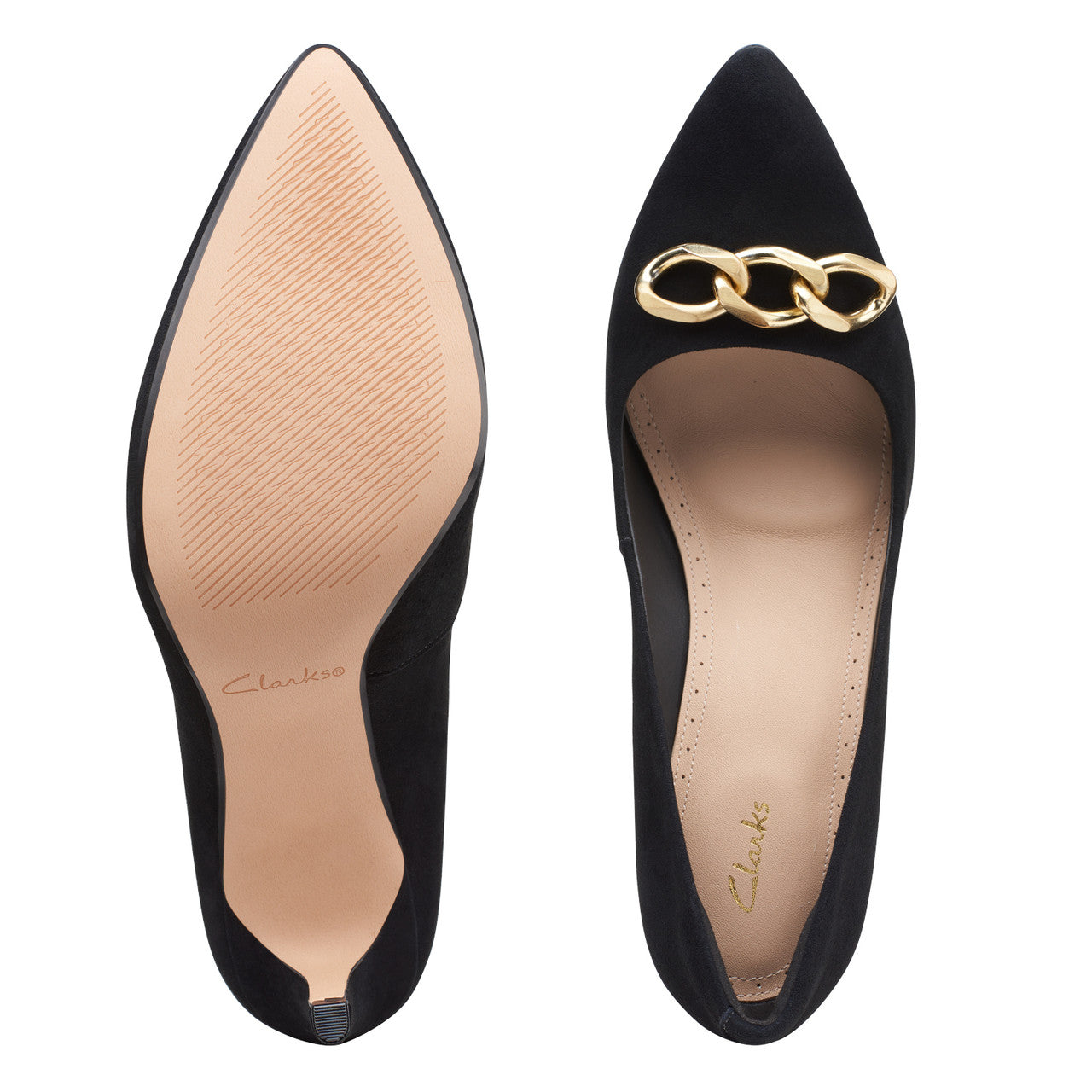 Clarks Women's Laina85 Trim Black Sde 26168632 - APLAZE