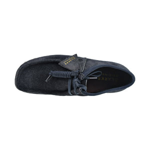 Clarks Men's Wallabee Ink Hairy Suede 26168854 - APLAZE
