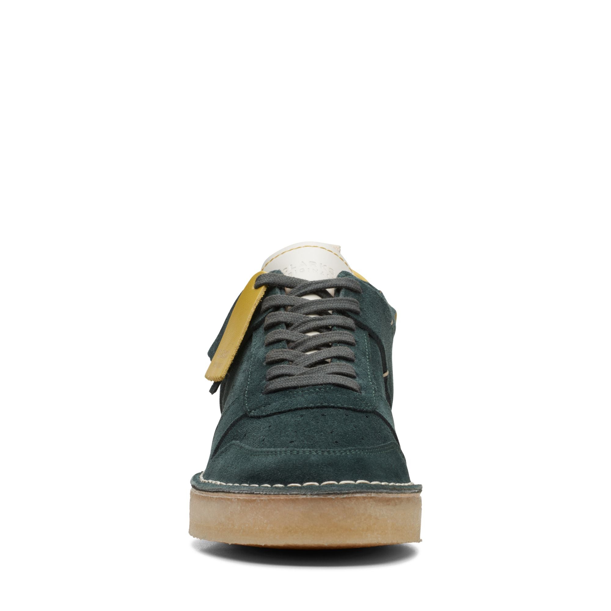 Clarks Women's Desert Run Dark Green Suede 26169459 - APLAZE