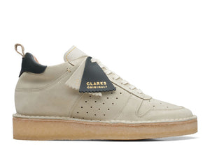 Clarks Women's Desert Run Off White Suede 26169460 - APLAZE