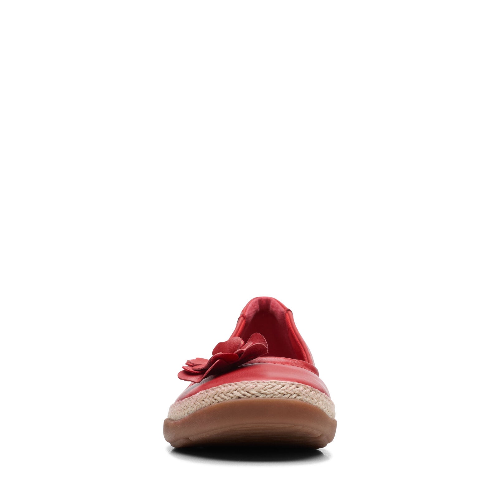Clarks Women's Elaina Jade Cherry Red Leather 26171189