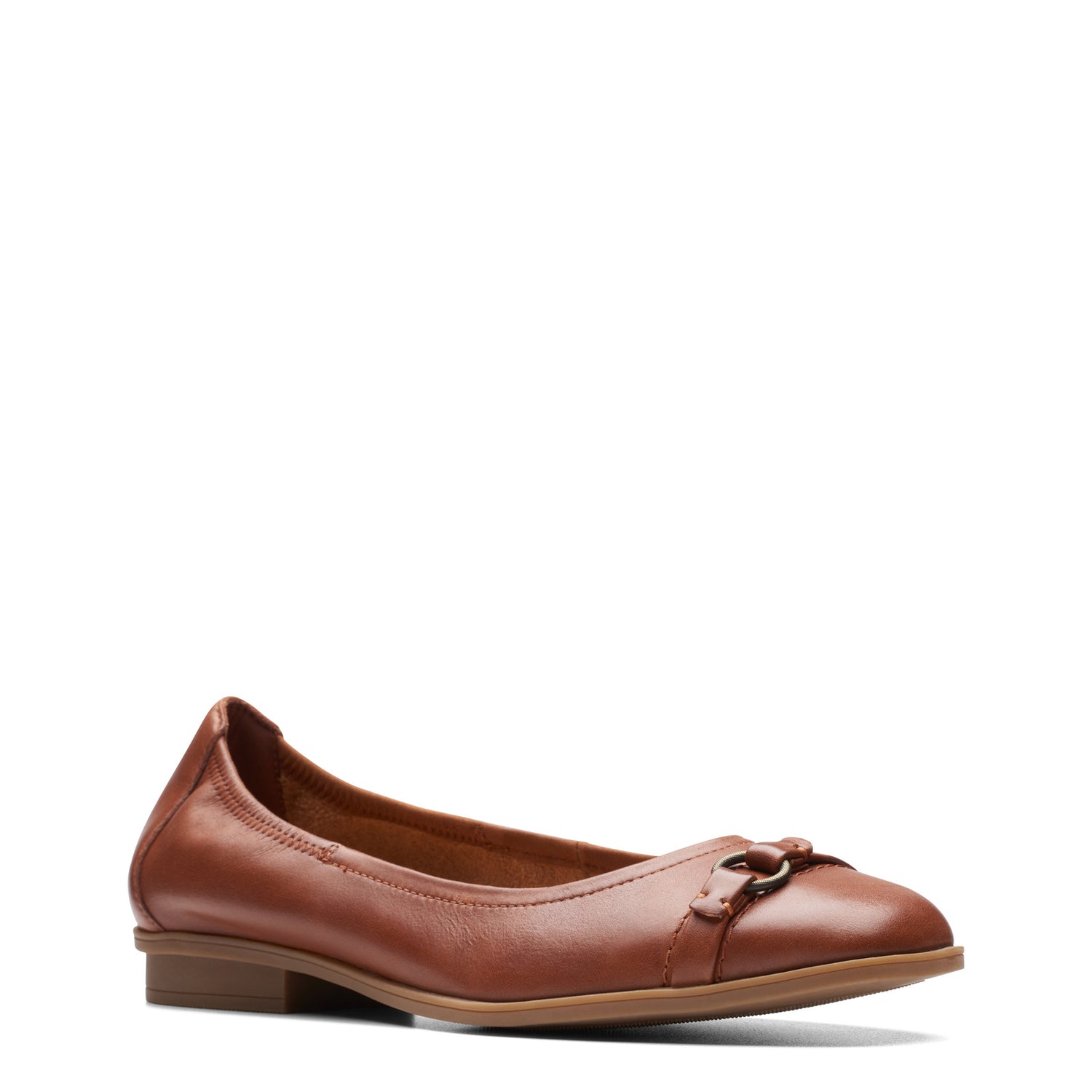 Clarks Women's Lyrical Sky Tan Leather 26174332 - APLAZE