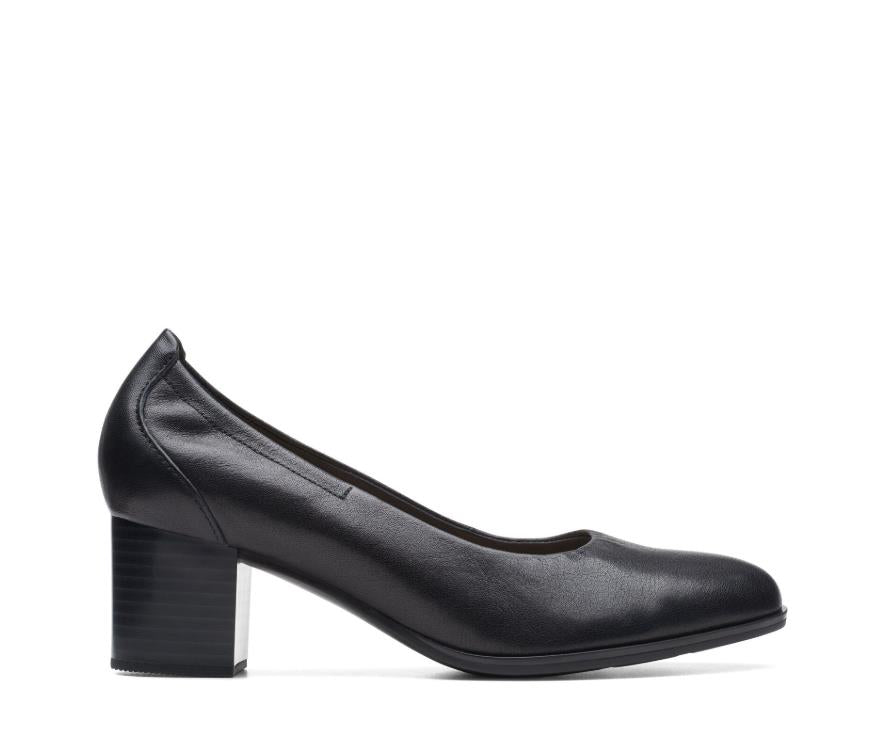 Clarks Women's Loken Step Sara Black Leather 26174474