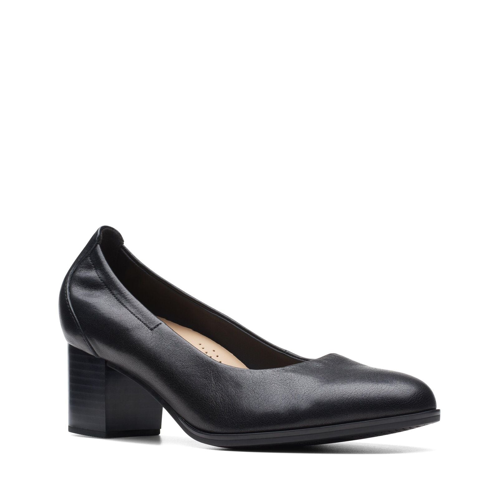 Clarks Women's Loken Step Sara Black Leather 26174474