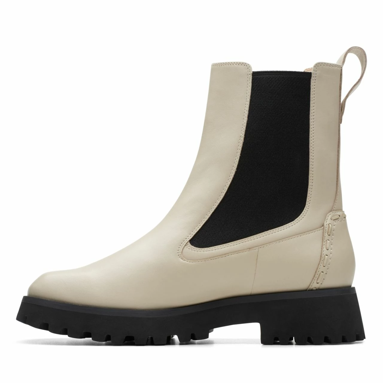 Clarks Women's Stayso Rise Ivory Leather 26174711 - APLAZE