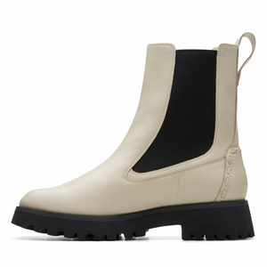 Clarks Women's Stayso Rise Ivory Leather 26174711 - APLAZE