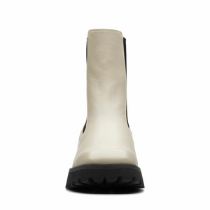 Clarks Women's Stayso Rise Ivory Leather 26174711 - APLAZE