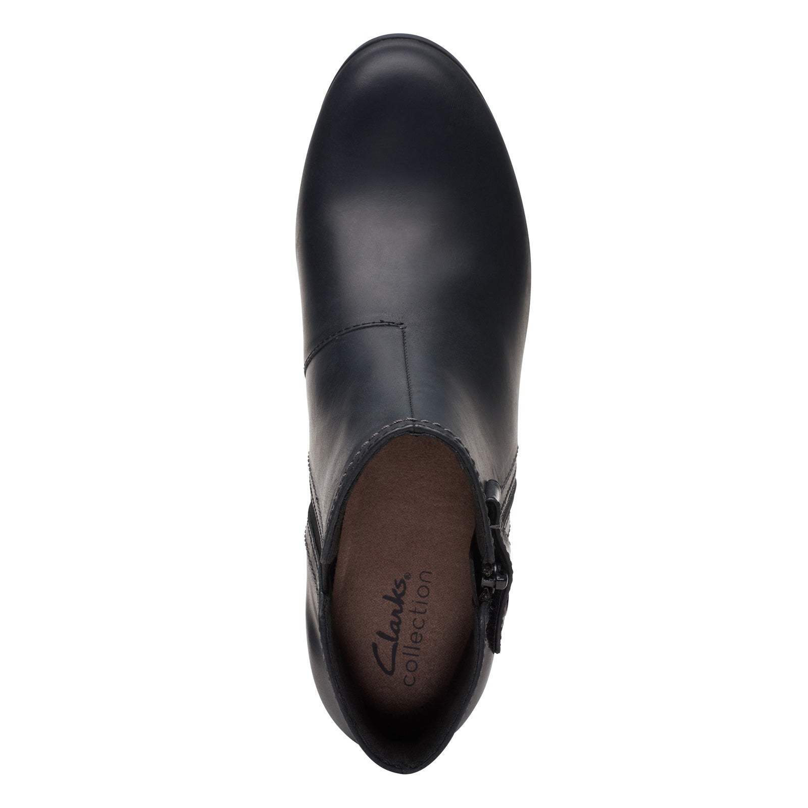 Clarks Women's Bayla Glow Black Oily Lea 26175972