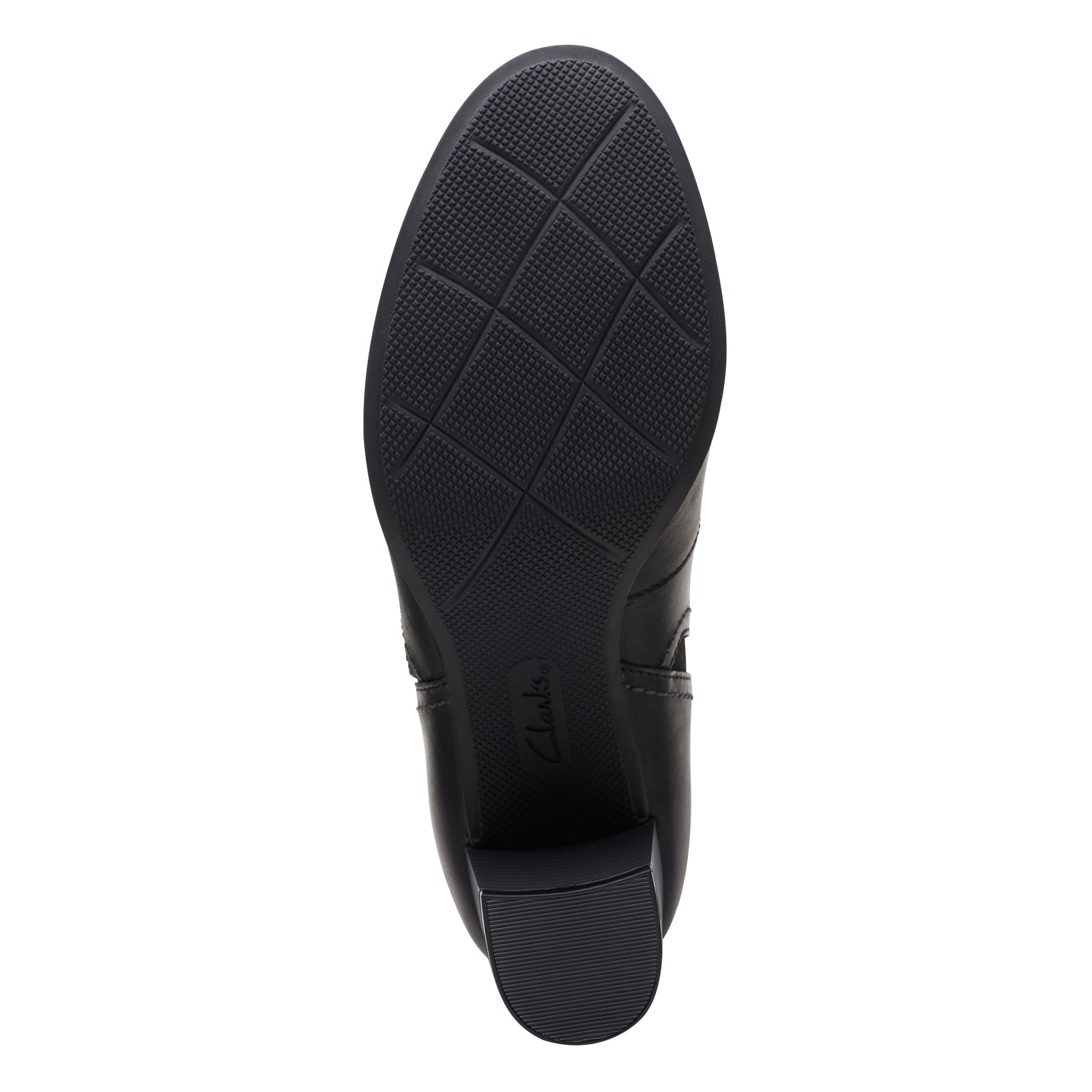 Clarks Women's Bayla Glow Black Oily Lea 26175972