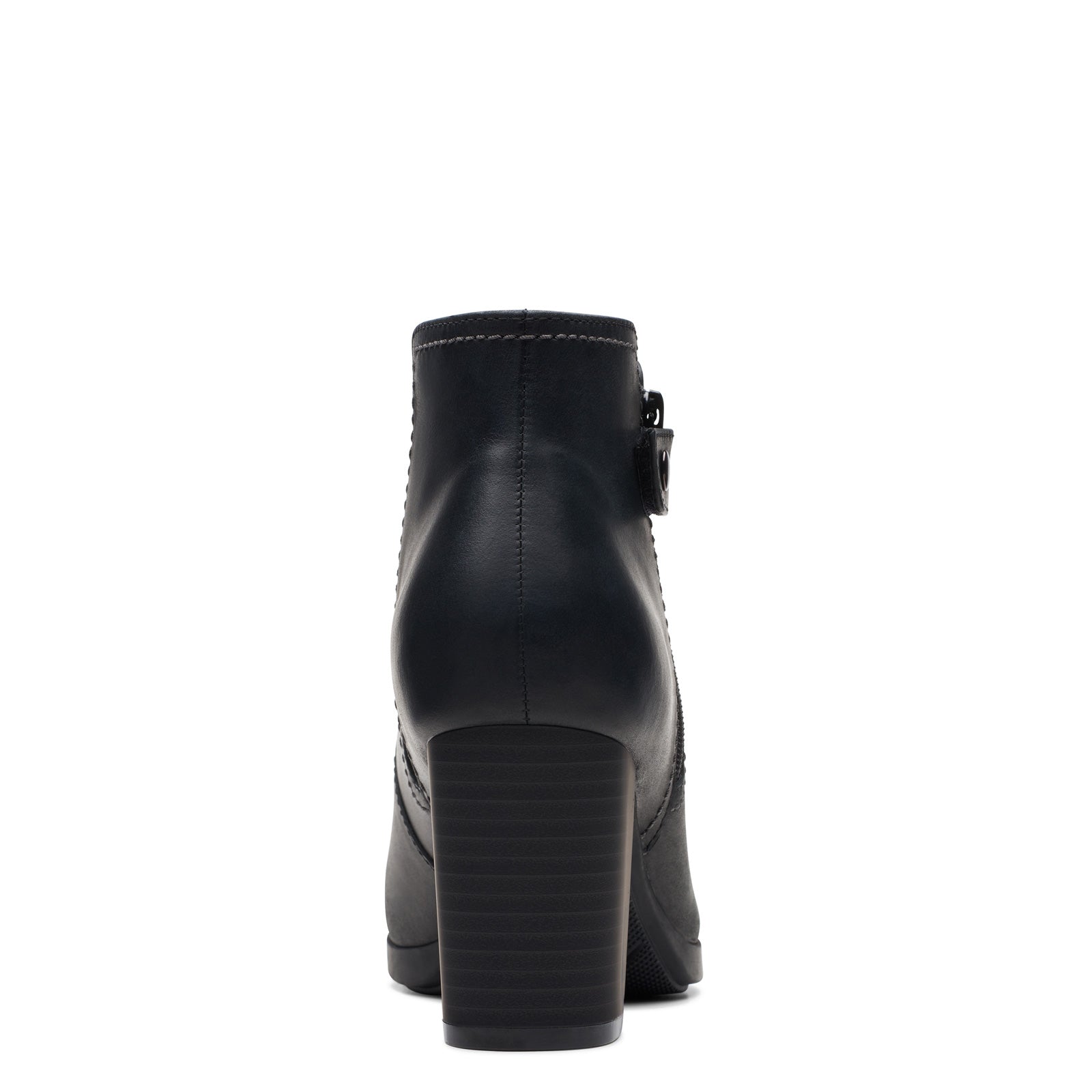 Clarks Women's Bayla Glow Black Oily Lea 26175972