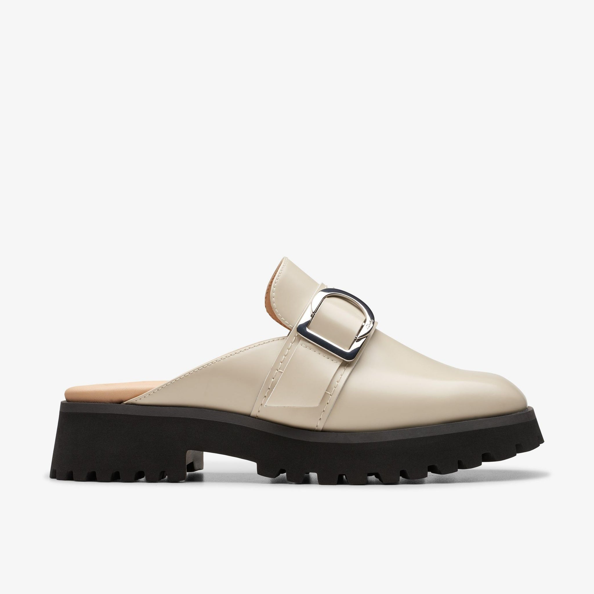 Clarks Women's Stayso Free Ivory Leather 26176515 - APLAZE