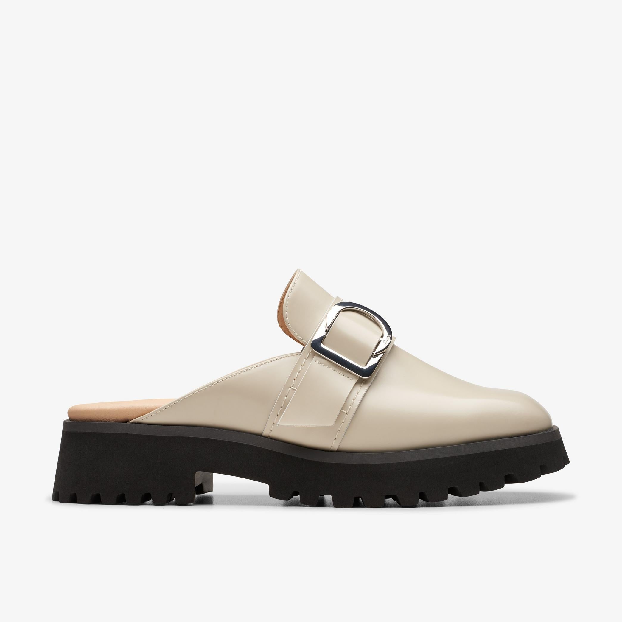Clarks Women's Stayso Free Ivory Leather 26176515 - APLAZE