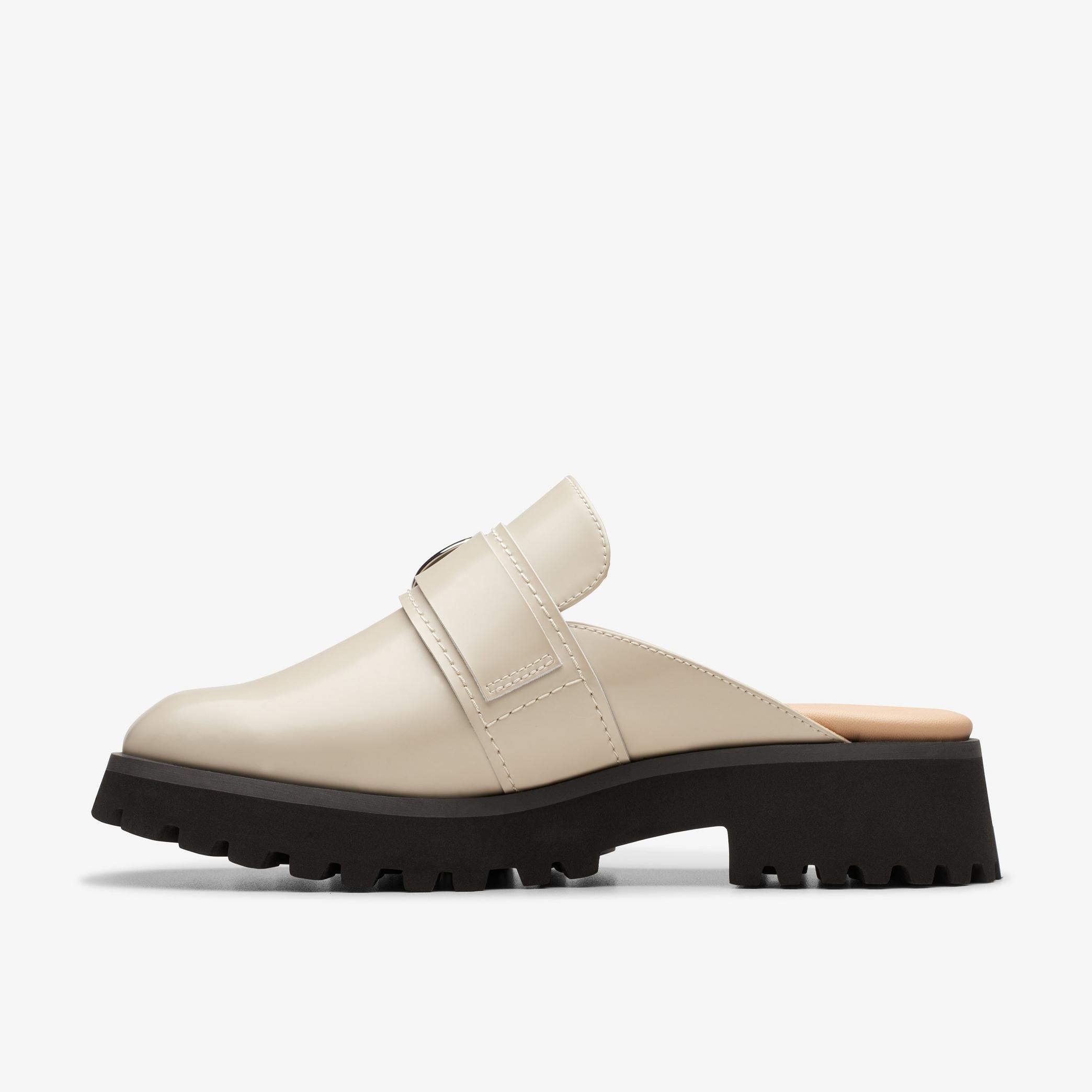 Clarks Women's Stayso Free Ivory Leather 26176515 - APLAZE