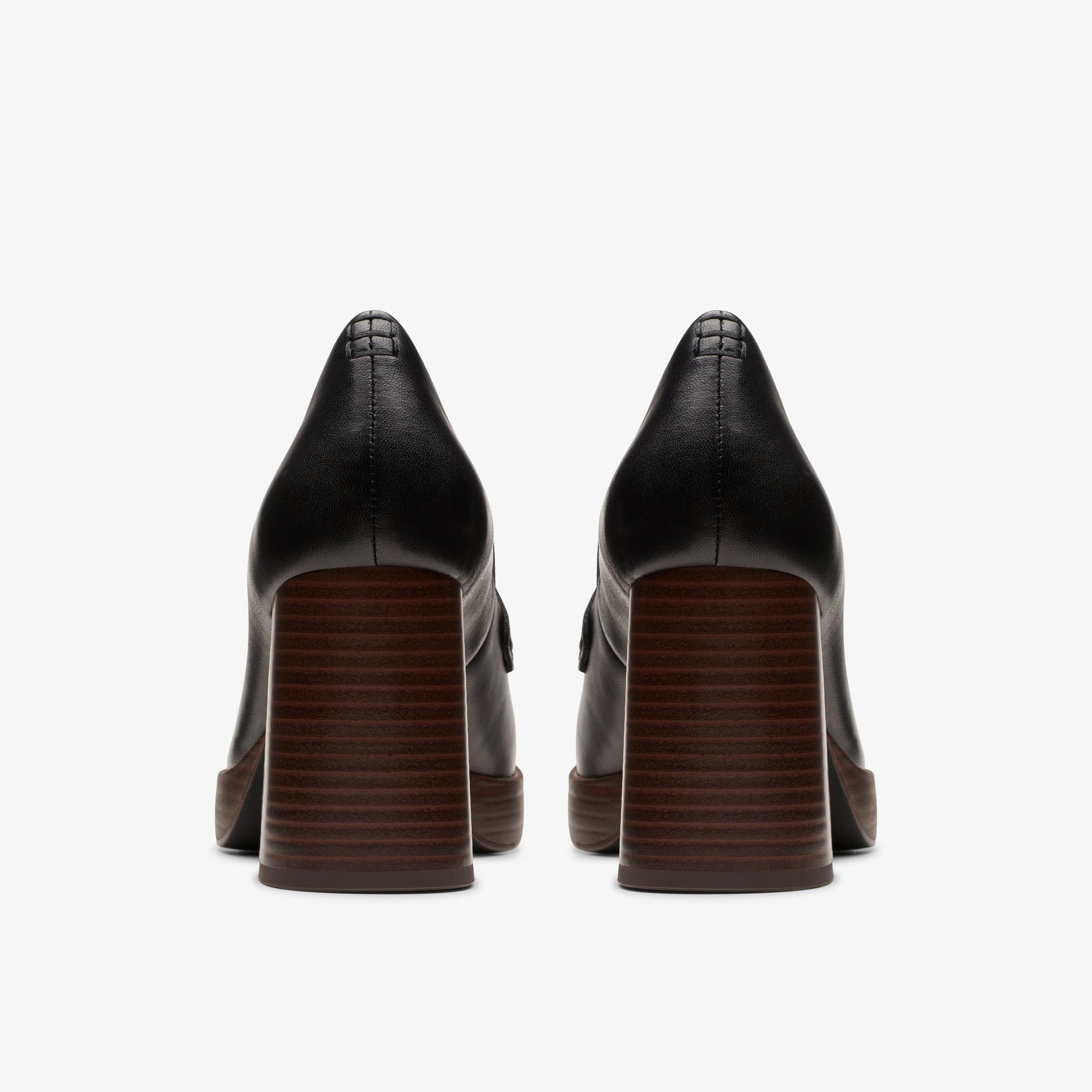 Clarks Women's Zoya85 Walk Black Leather 26176654 - APLAZE