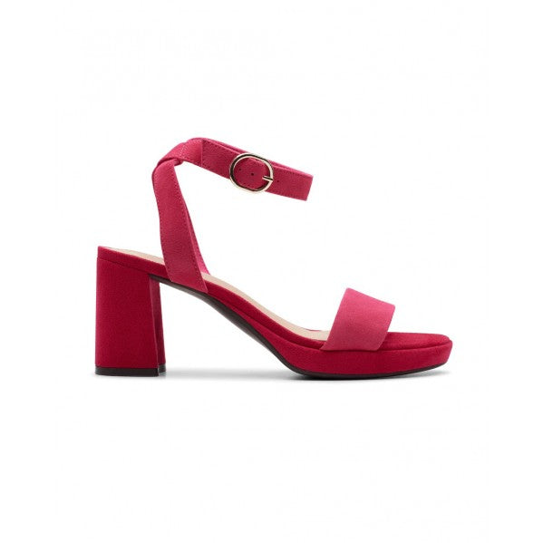 Clarks Women's AmbyrLyn Bay Fuchsia Suede 26177007