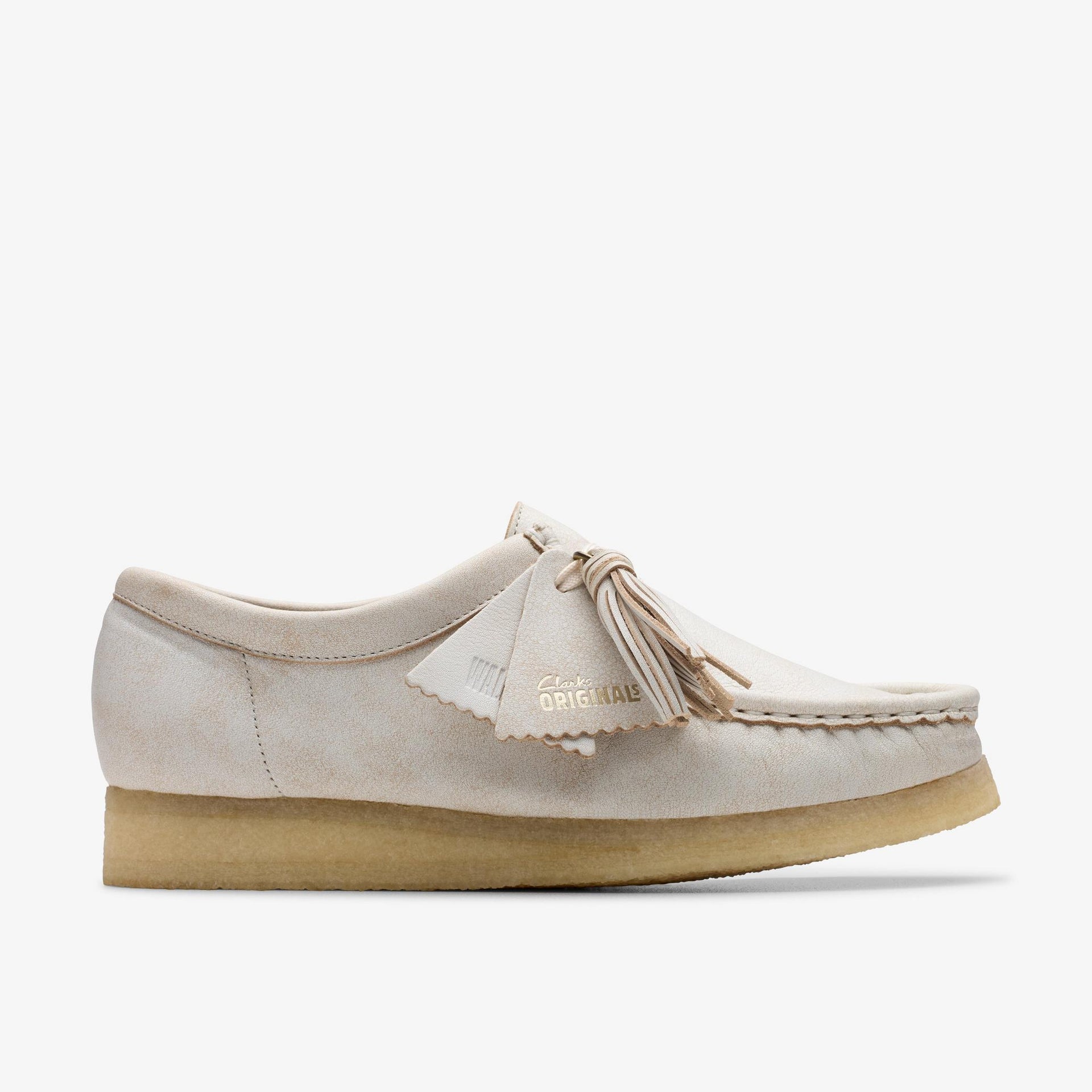 Clarks Originals Women’s Wallabee White Leather 26181115