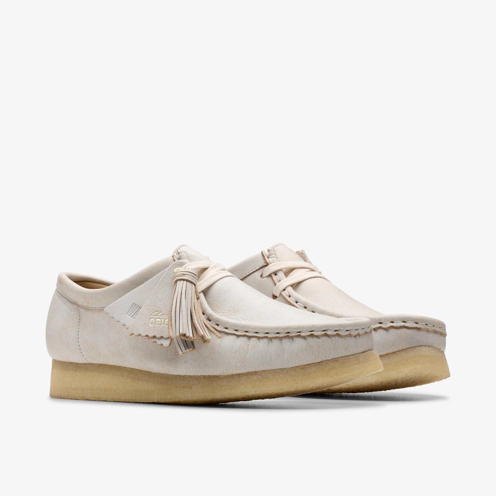 Clarks Originals Women’s Wallabee White Leather 26181115