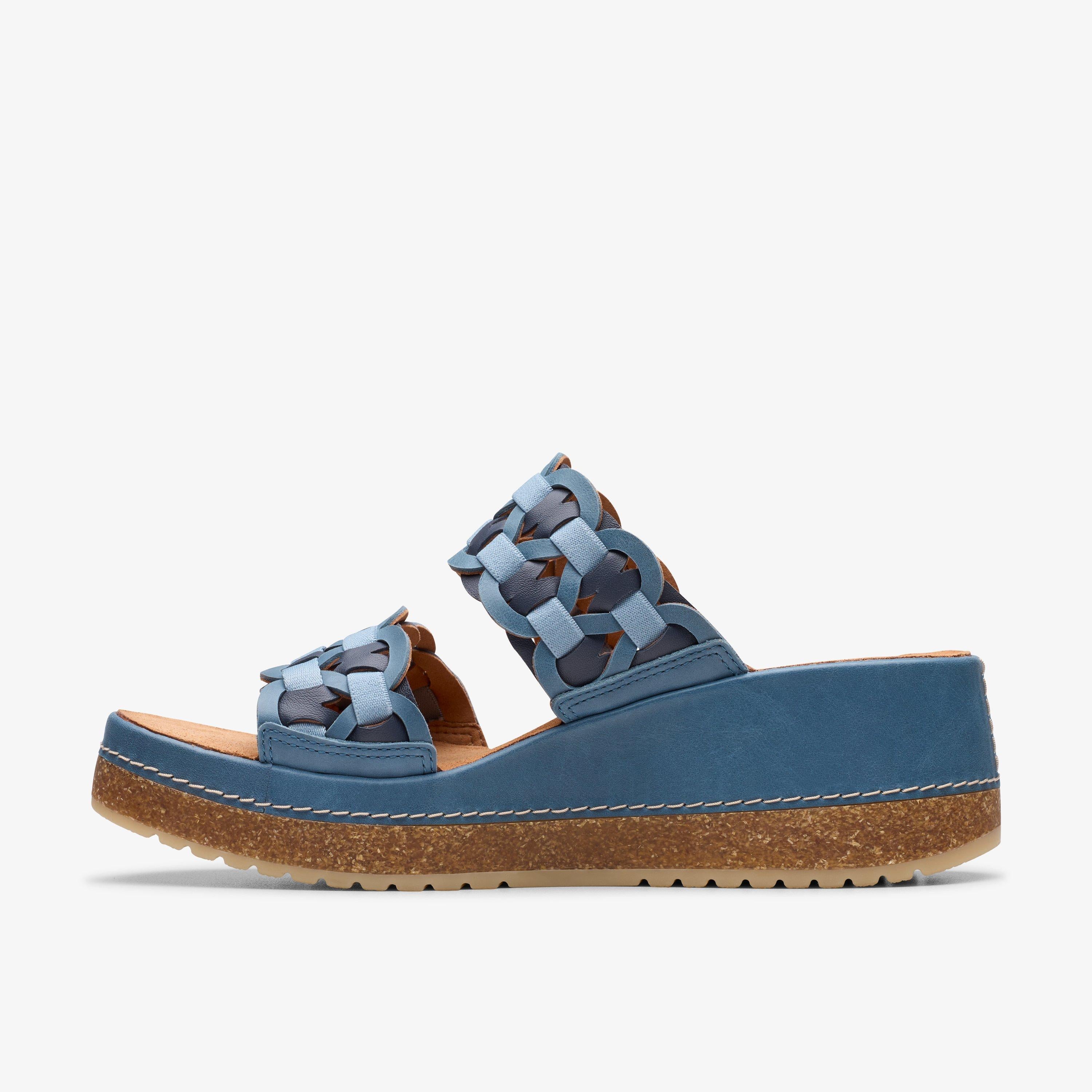 Clarks Women's Kassanda Mule Blue Combi 26181437