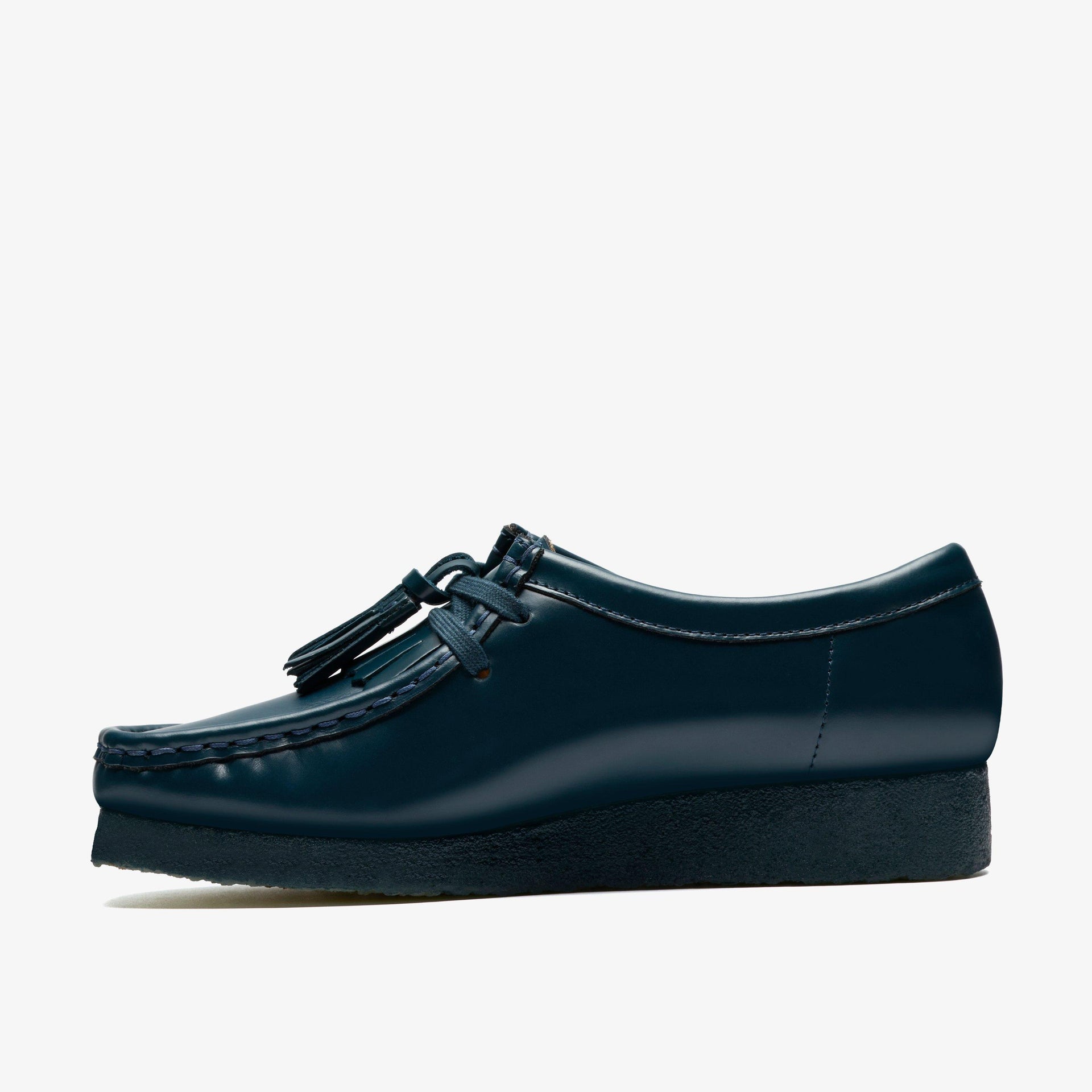 Clarks Originals Women's Wallabee Dark Teal Leather 26182746