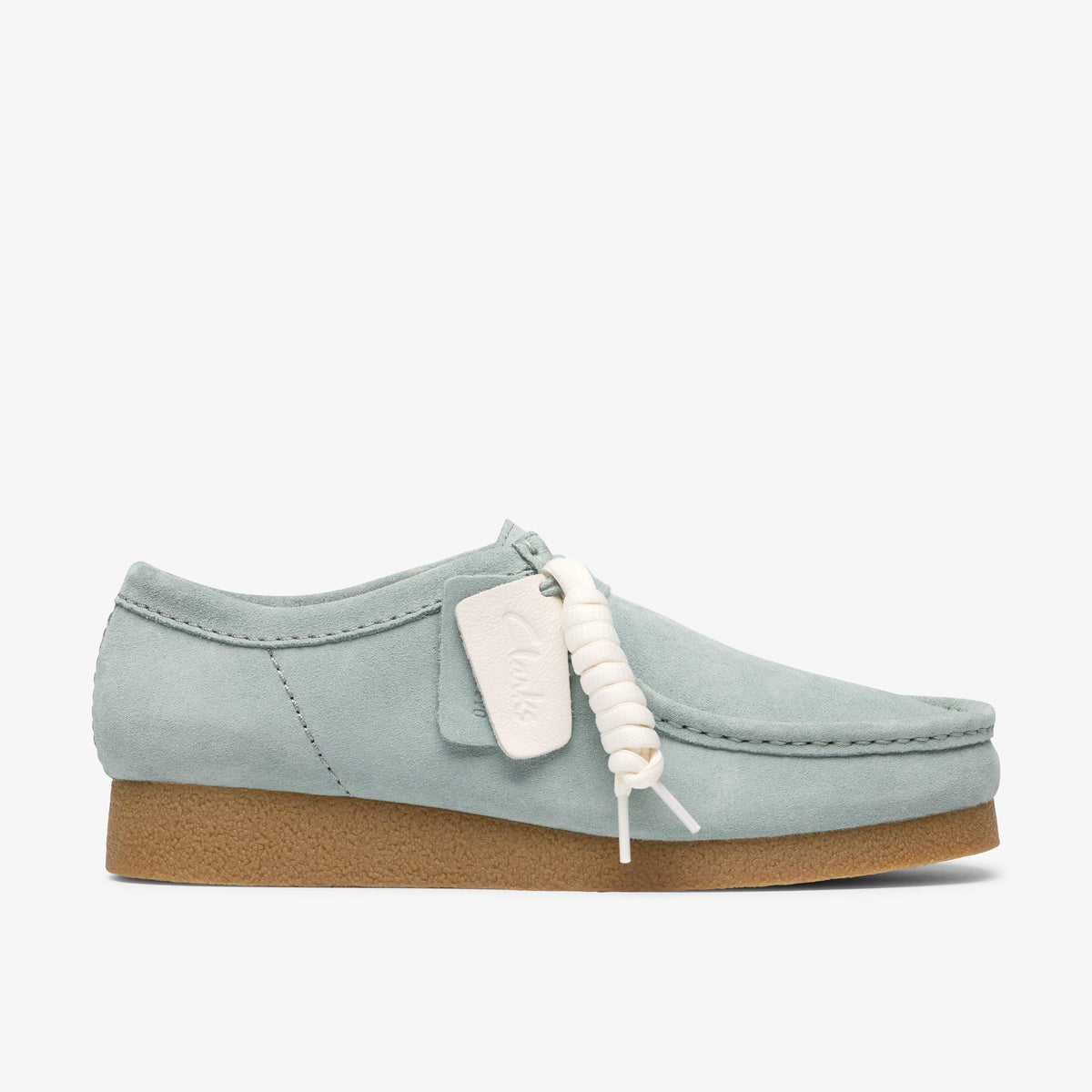 Clarks Mens WallabeeEVO Aqua Suede Loafer 26183989