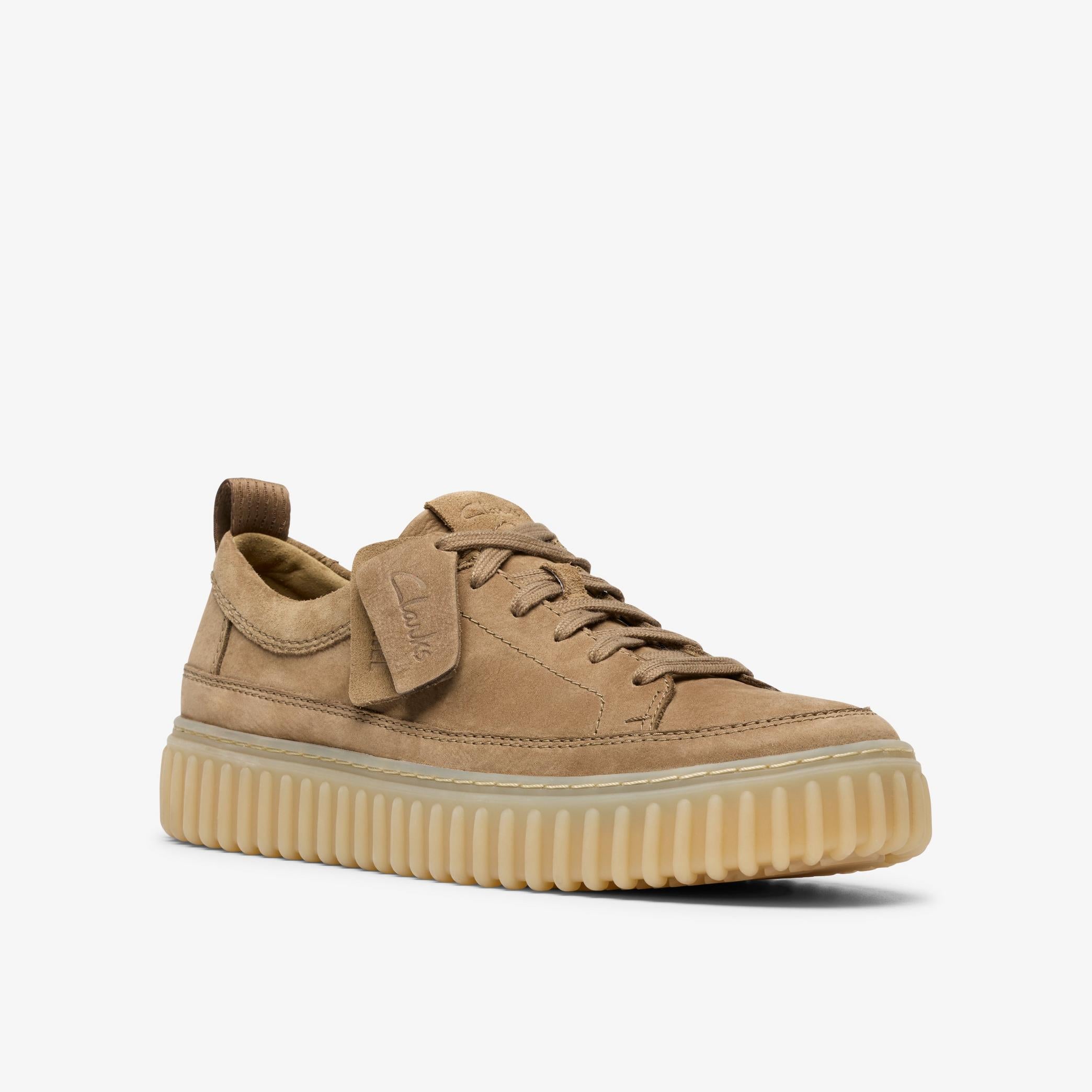 Clarks Men’s Torhill Lace Dark Sand Nubuck 26184418