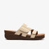 Clarks Women's Calenne Holly Cream Patent - side view