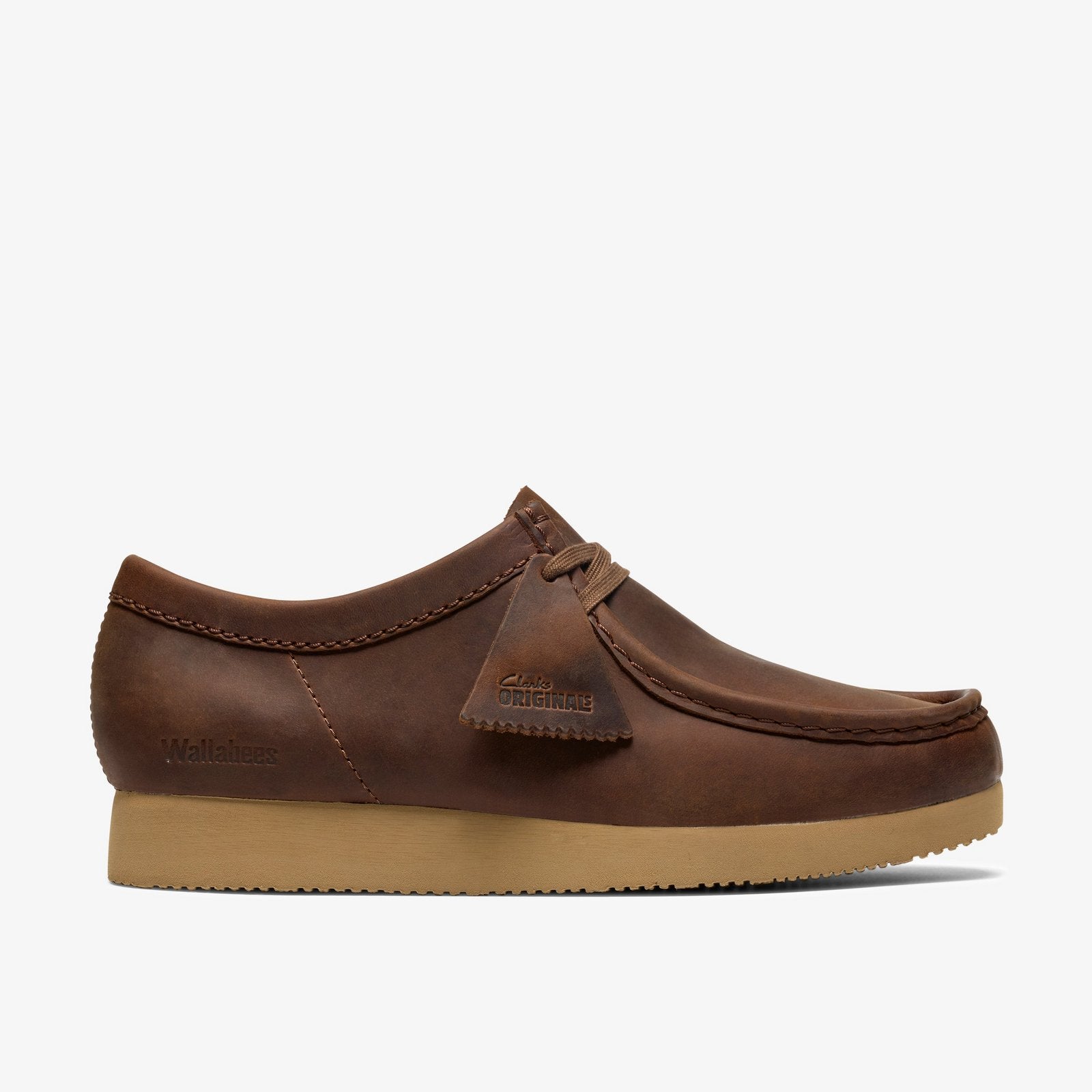 Clarks Originals Men's Wallabee Lite Beeswax Leather 26327581 - side view