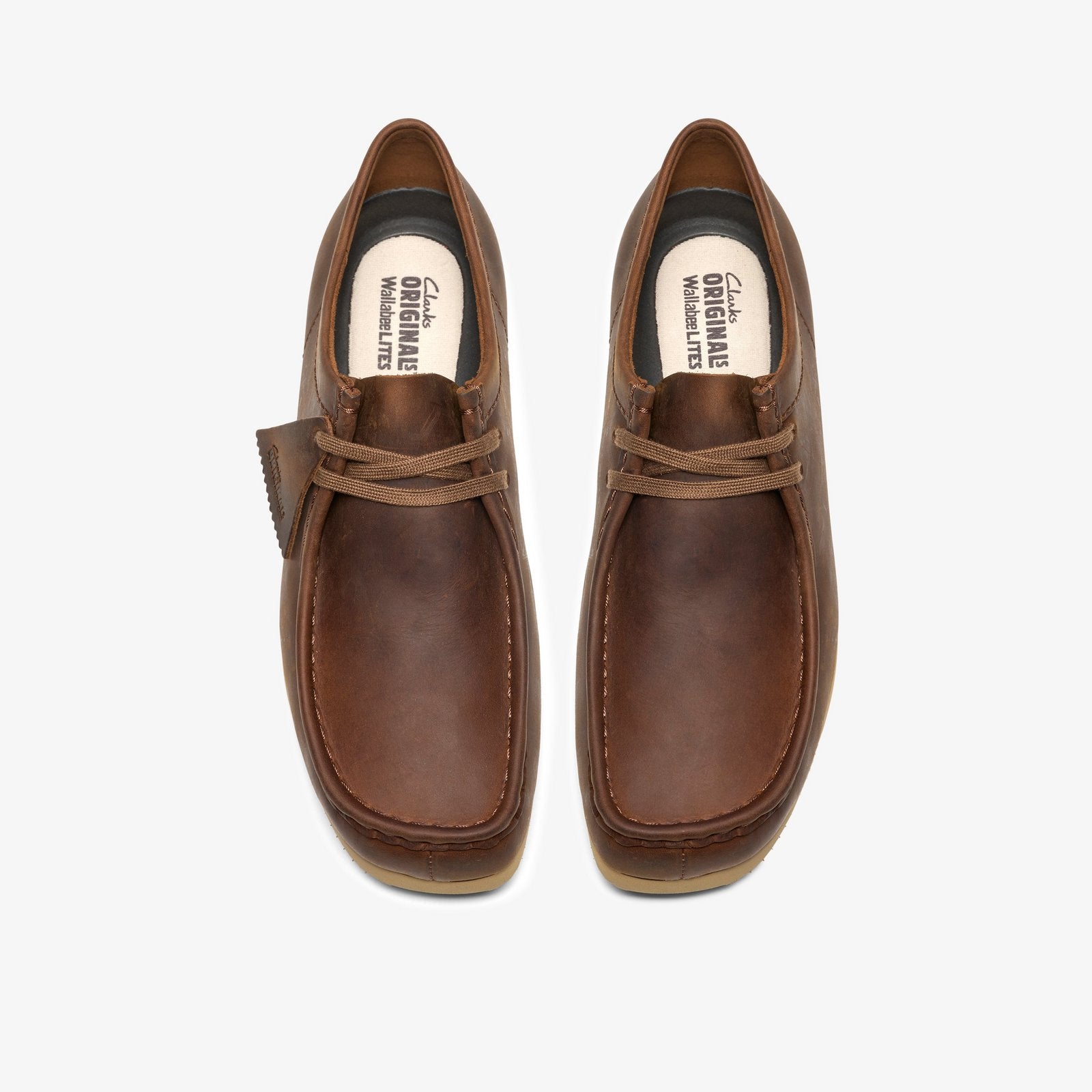 Clarks Originals Men's Wallabee Lite Beeswax Leather 26327581 - detail view