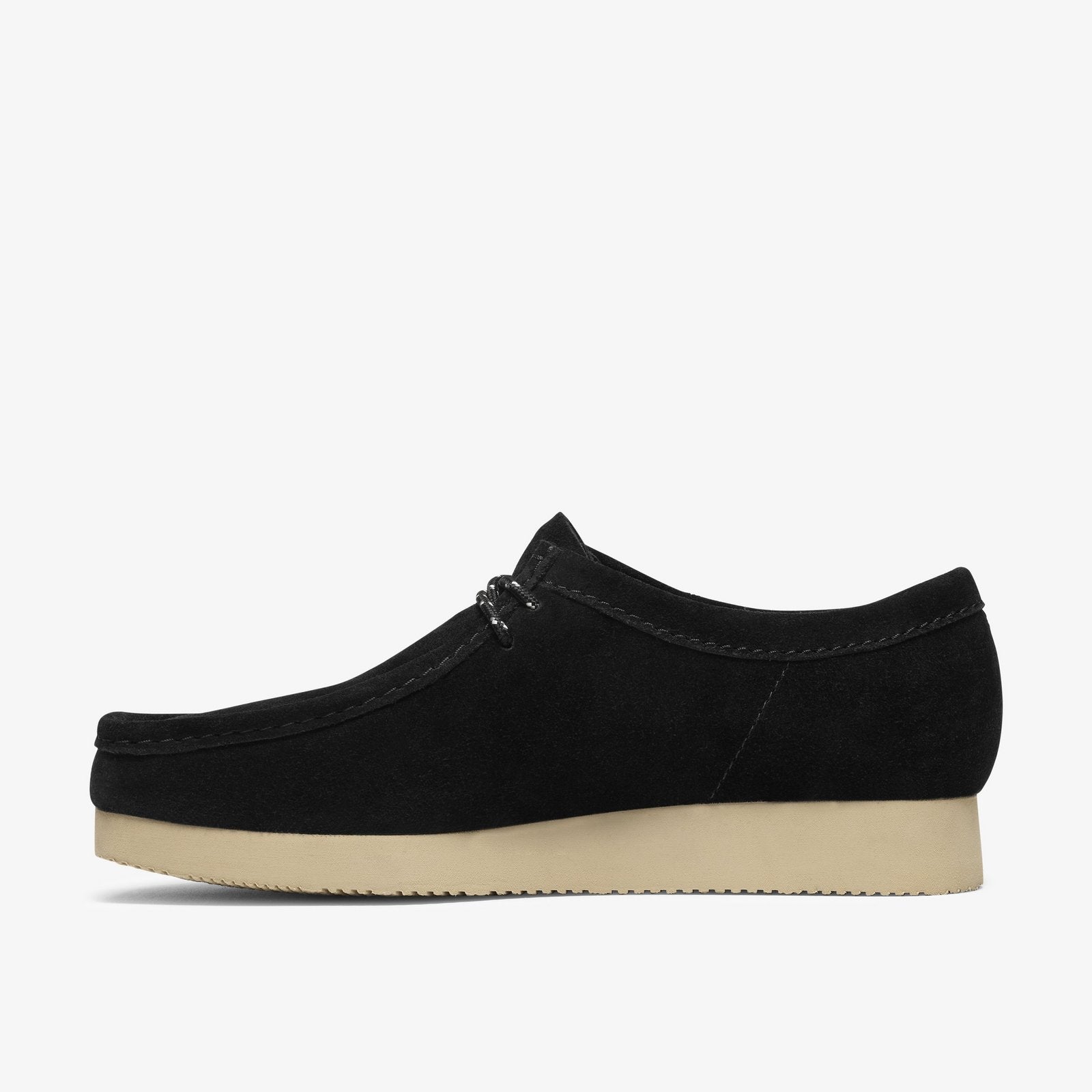 Clarks Originals Men's Wallabee Lite Black Suede 26327582 - outsole view
