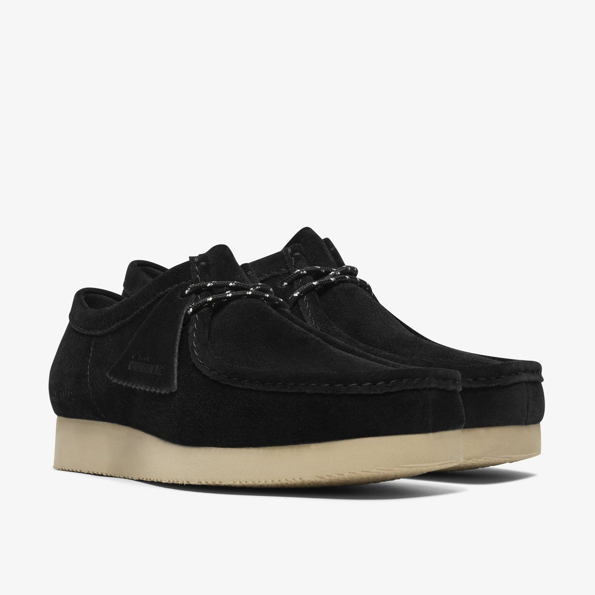 Clarks Originals Men's Wallabee Lite Black Suede 26327582 - rear view