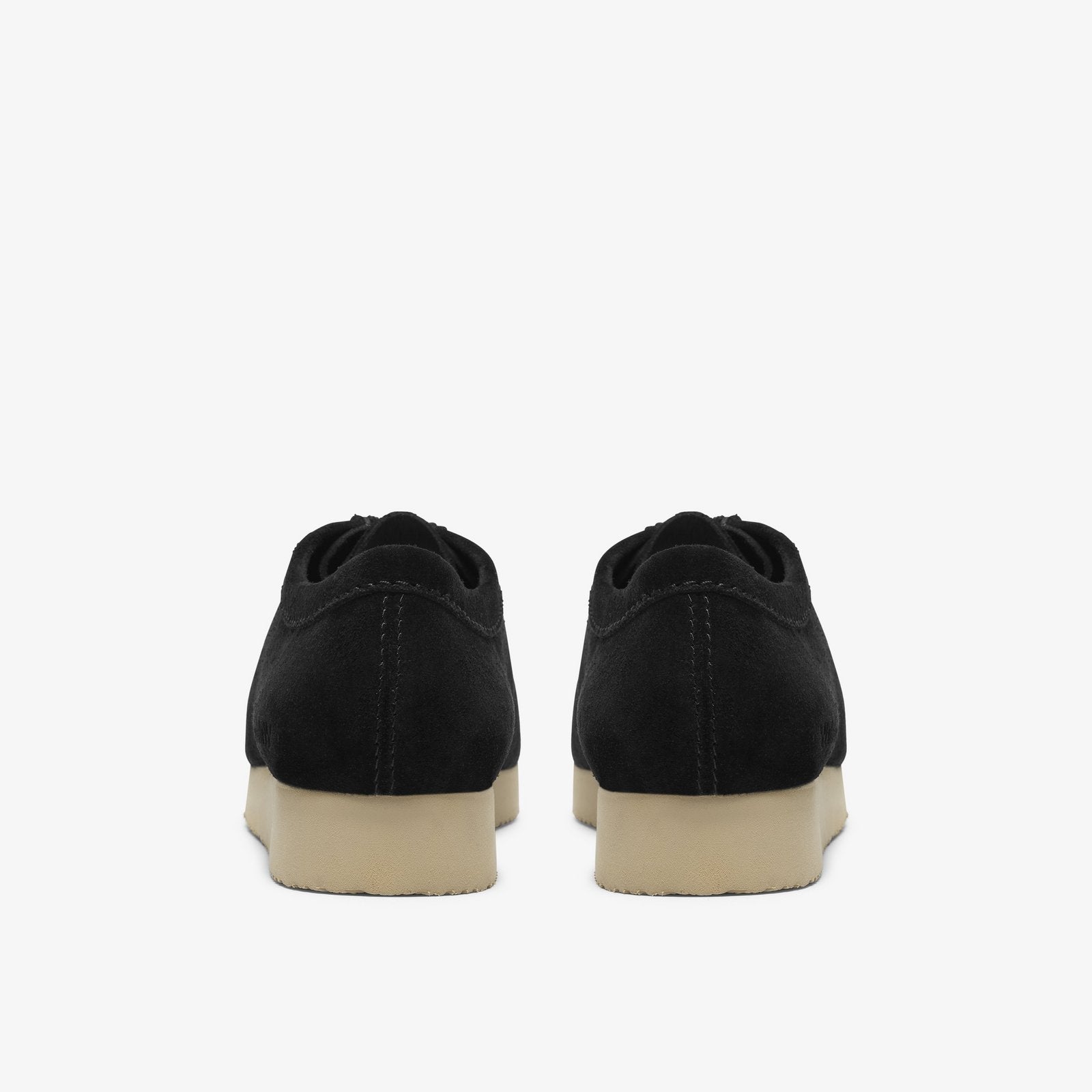 Clarks Originals Men's Wallabee Lite Black Suede 26327582 - top view