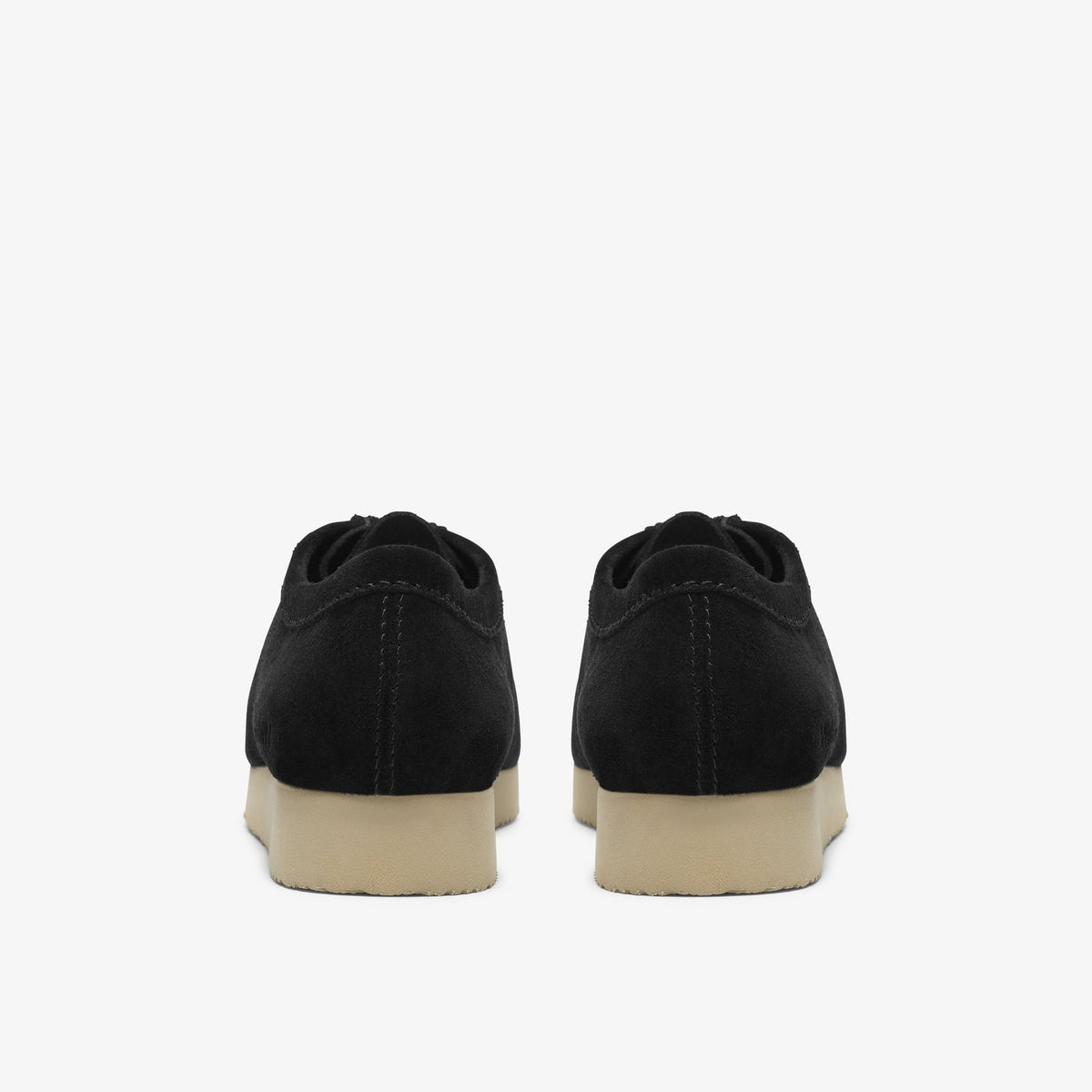 Clarks Originals Men's Wallabee Lite Black Suede 26327582 - top view