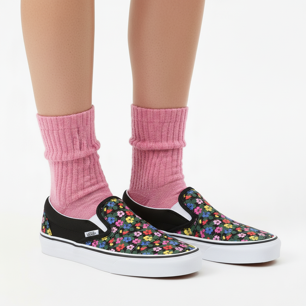 Vans UA Classic Slip-On Floral Black/White VN0A5JLXY28