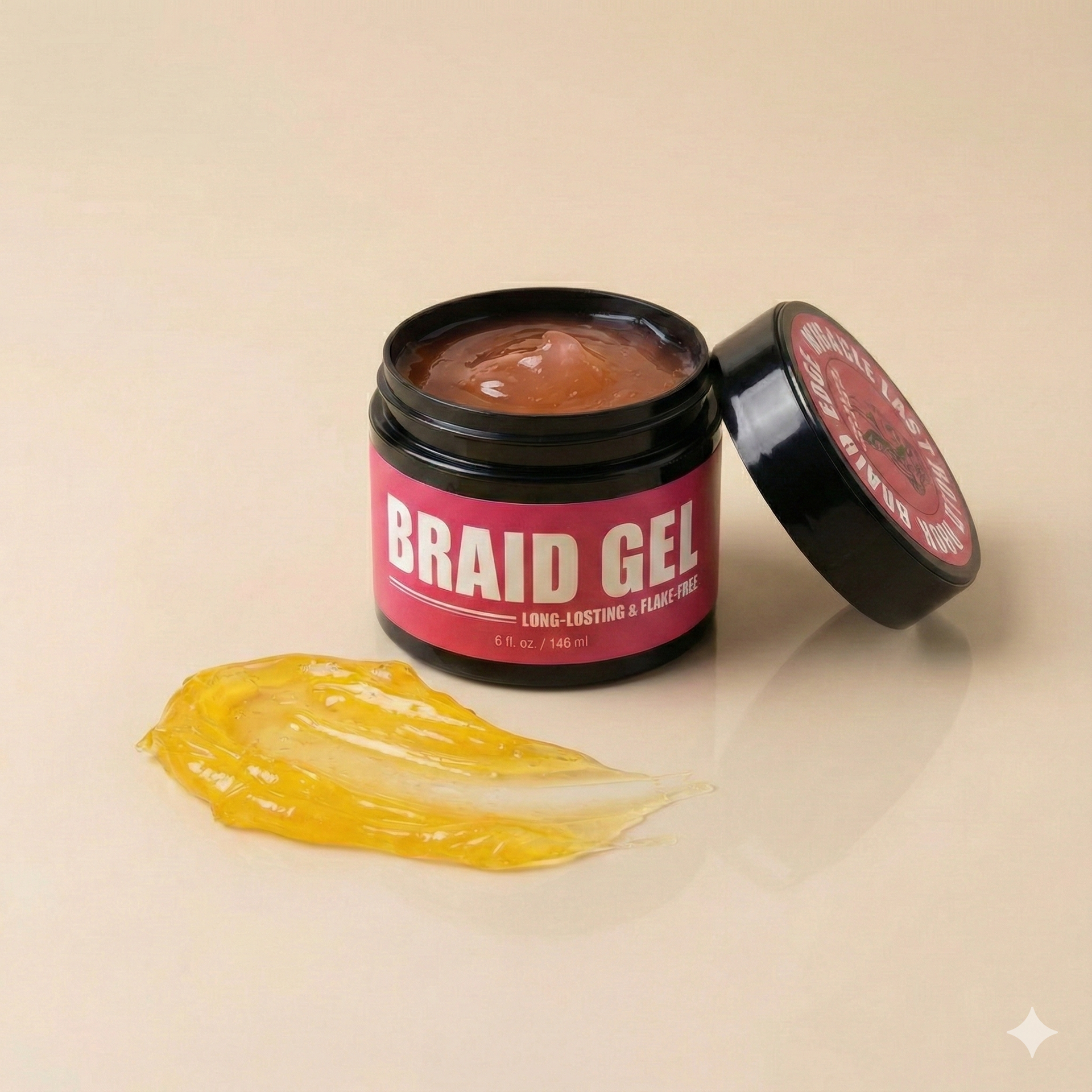 Miracle Last Hold Lock & Twist Gel Yellow 5 oz | Lightweight Retwist & Loc Styling Gel
