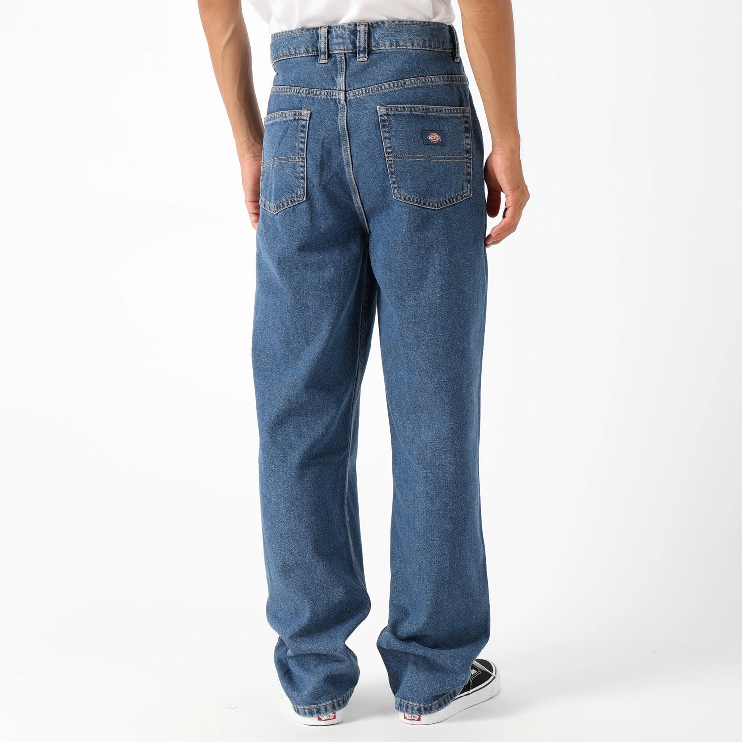 Dickies Mens Thomasville Loose Fit Jeans Classic Blue DUR07CLB