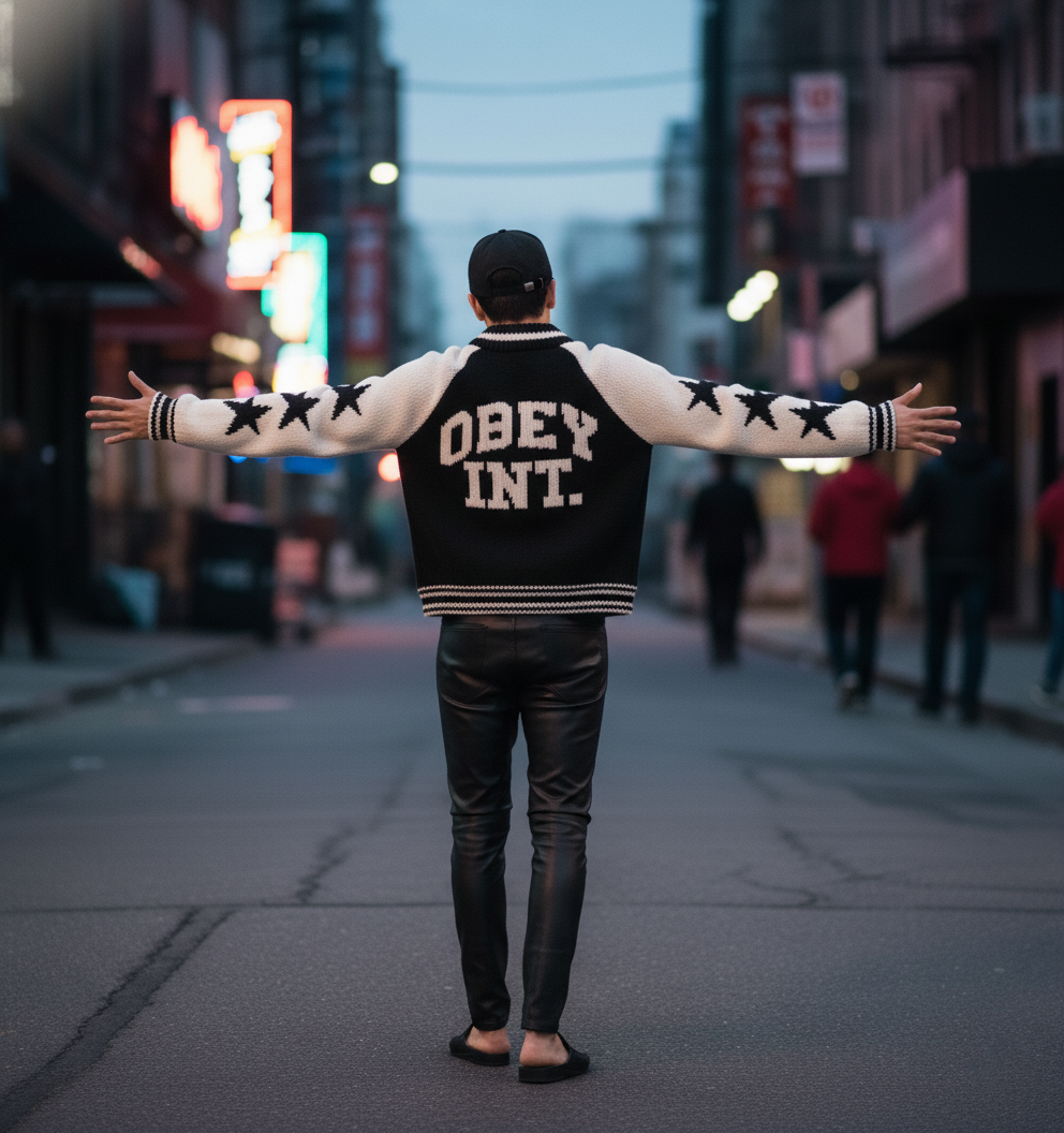 Obey INT Cowichan Sweater Black 151010042 BLK